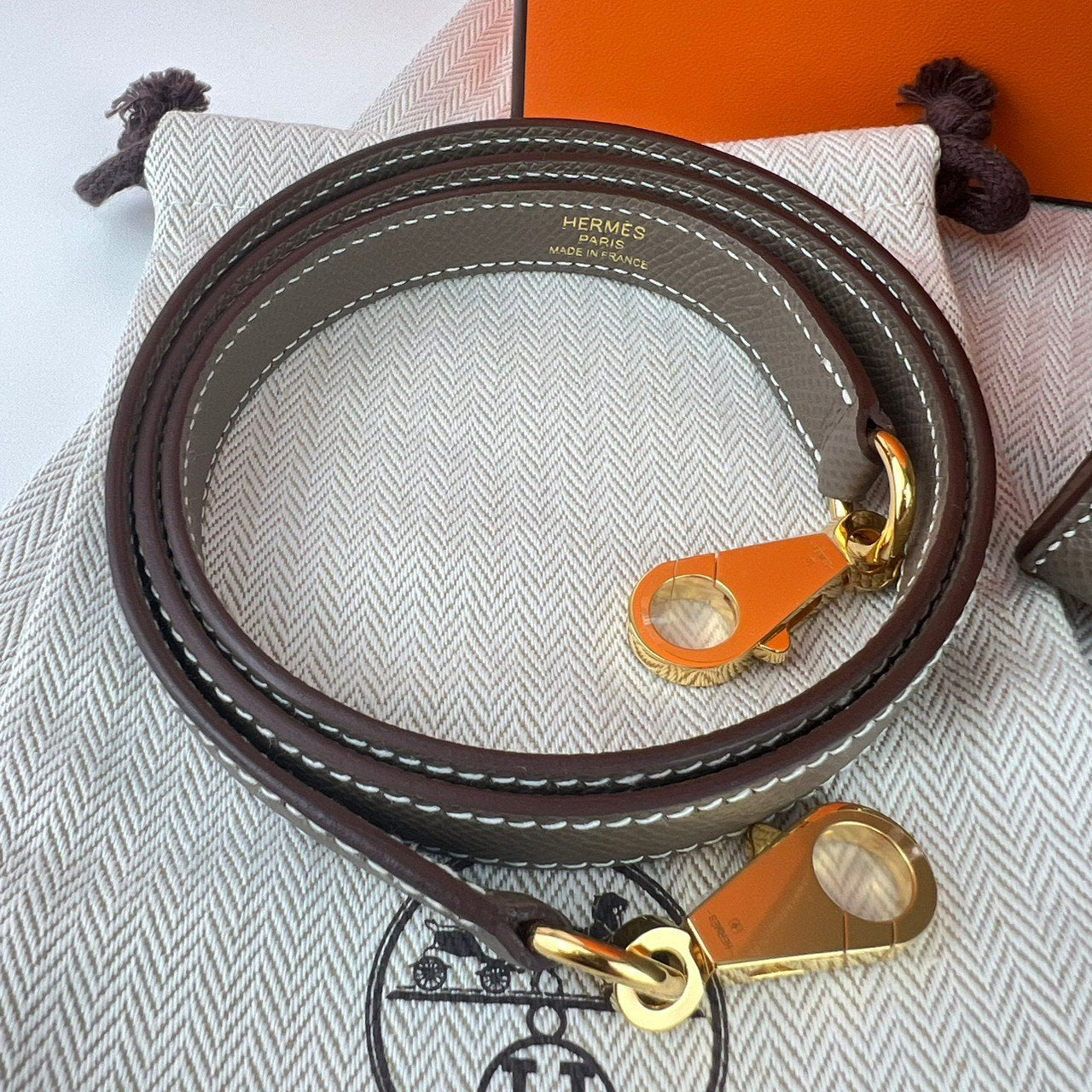Kelly25 ケリー25 Etoupe エトープ GHW ゴールド金具 Epsom エプソン Stamp-W W刻印