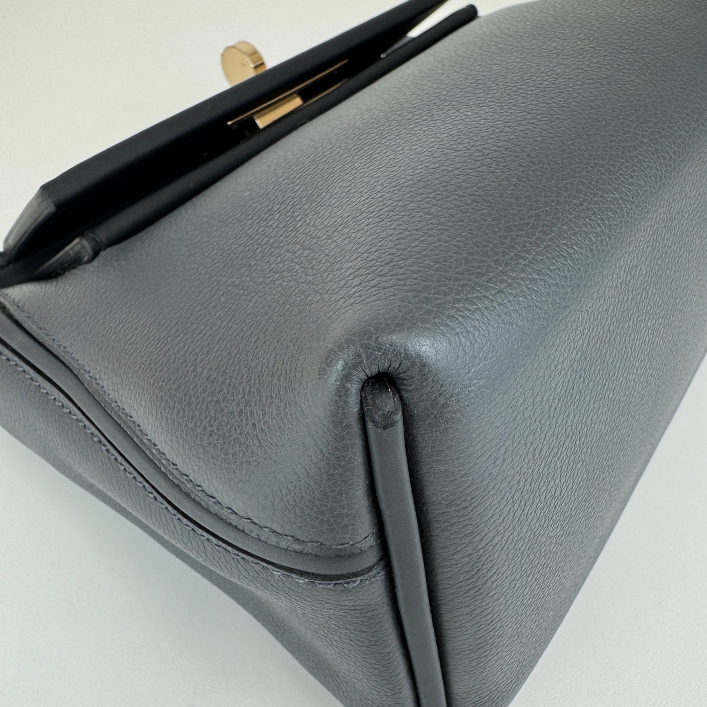 Van quatre mini ヴァンキャトルミニ Stamp-K K刻印 Evercolor/Swift エバーカラー/スイフト Gris meyer/Black グリメイヤー/ブラック PMBHW シャンパンゴールド金具
