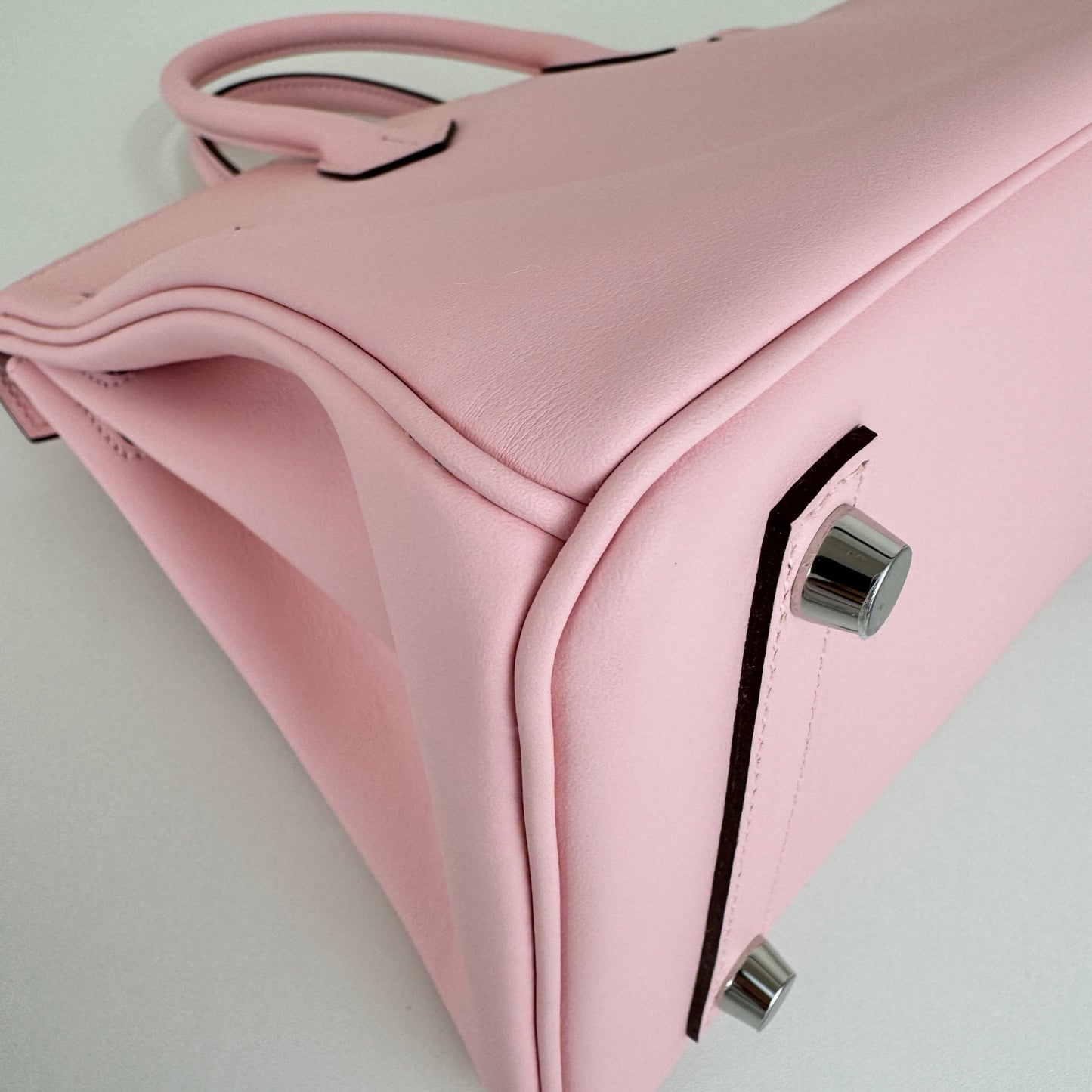 Birkin25 バーキン25 Rose sakura ローズサクラ Swift スイフト PHW シルバー金具 Stamp-W W刻印