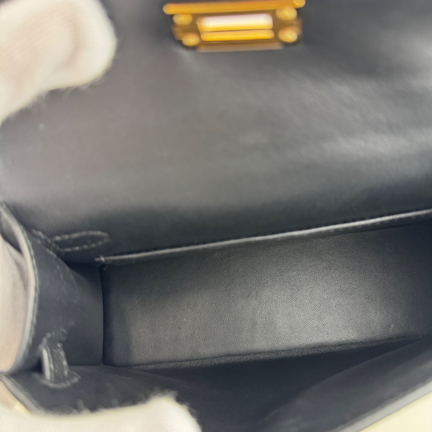 Mini kelly ミニケリー Black ブラック GHW ゴールド金具 Stamp-W W刻印 Epsom エプソン
