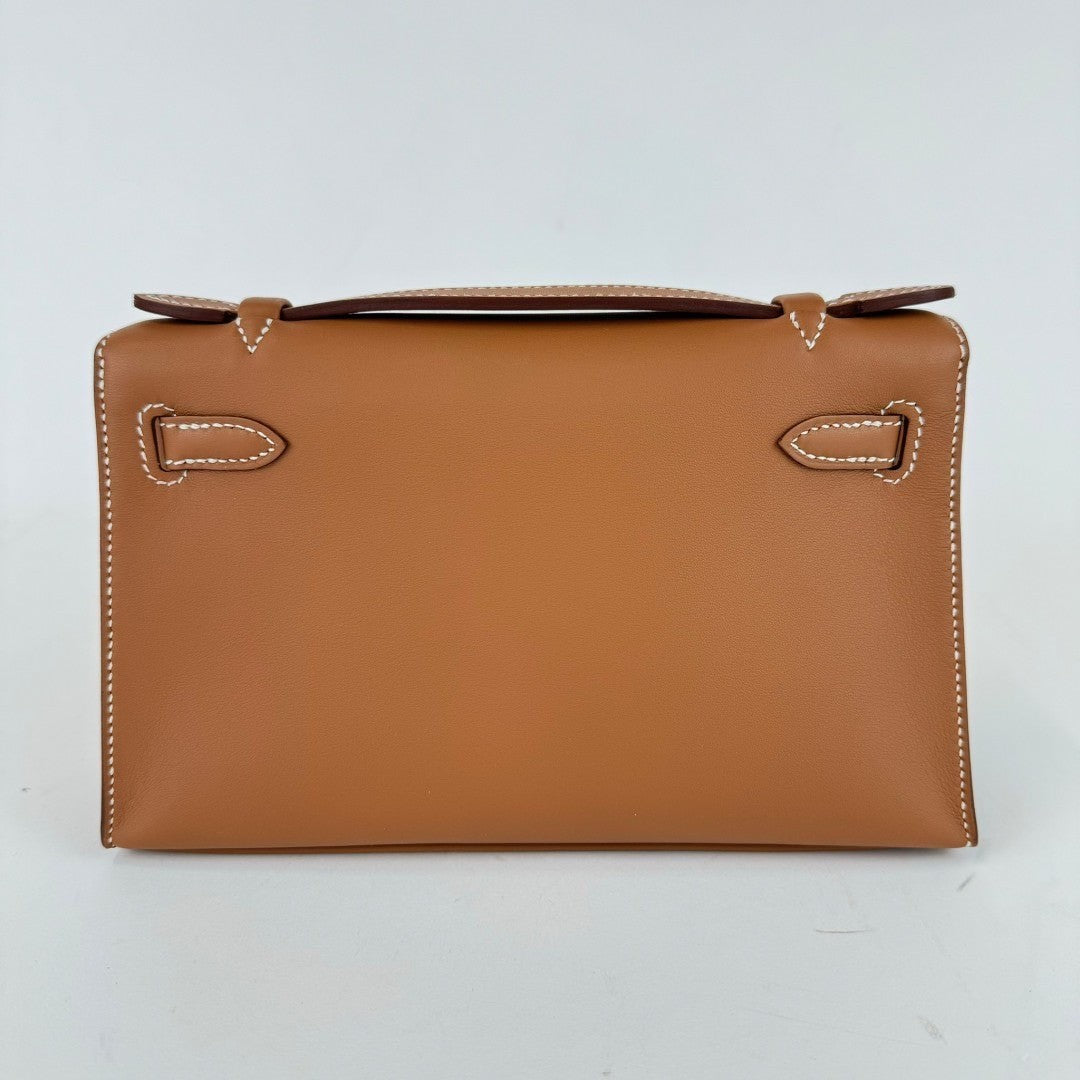 Pochette kelly ポシェットケリー Gold ゴールド W刻 Swift スウィフト