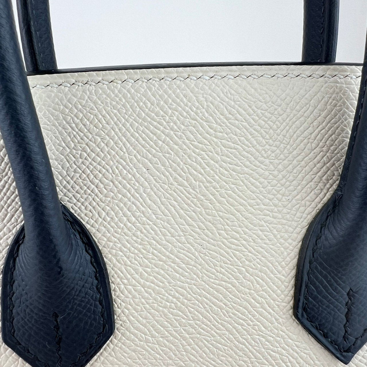Birkin25 バーキン25 Craie/Black クレ/ブラック Togo トゴ PHW シルバー金具 D刻