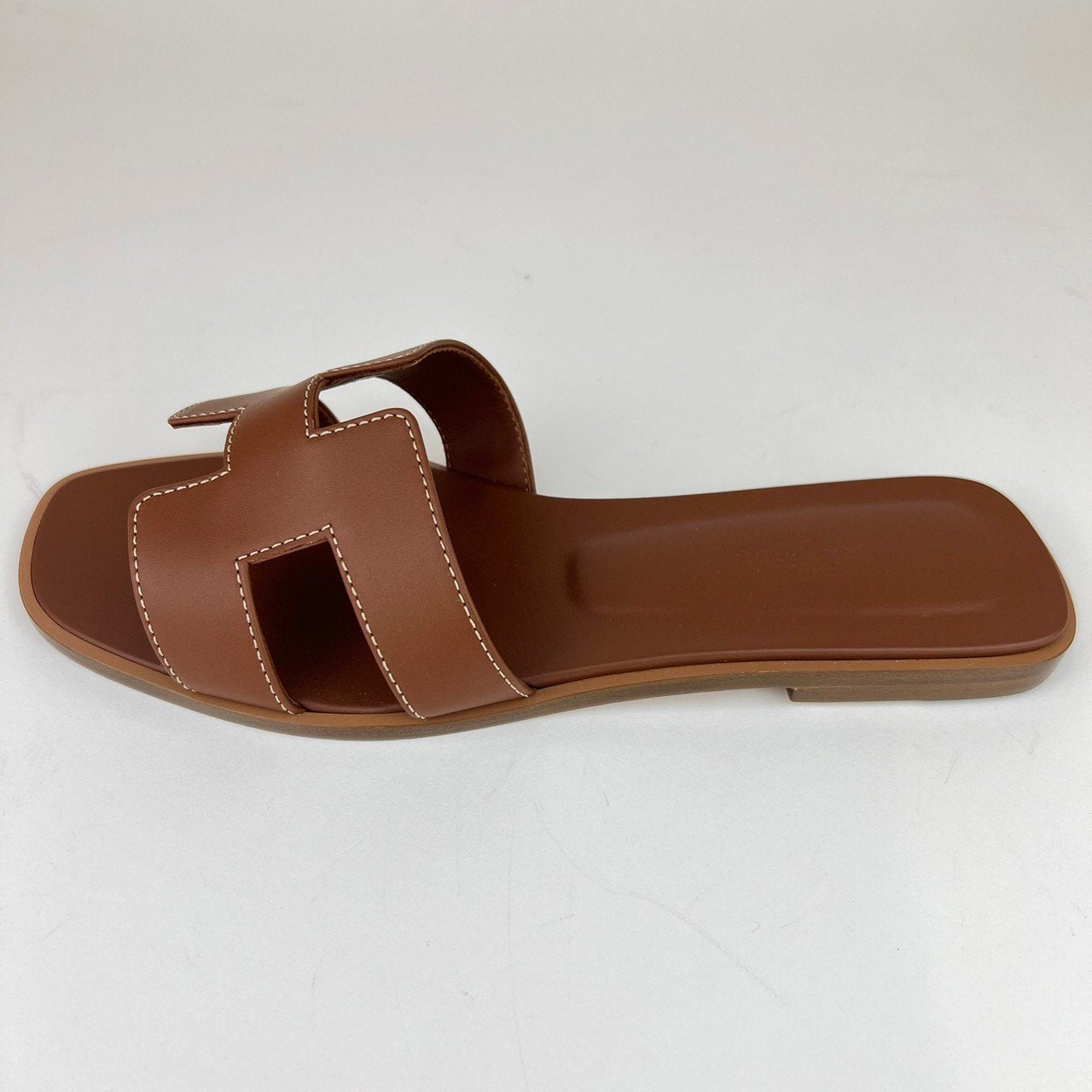 Oran オラン Gold ゴールド Calf カーフ 38.5(25cm) レディース フラット サンダル