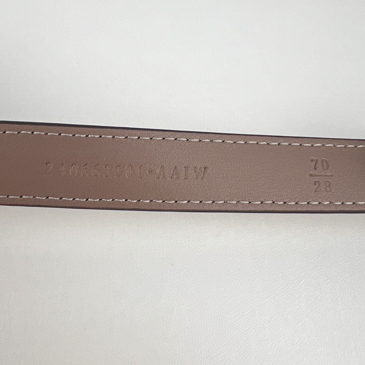 FFベルト Beige ベージュ GHW ゴールド金具 カーフレザー100% サイズ70