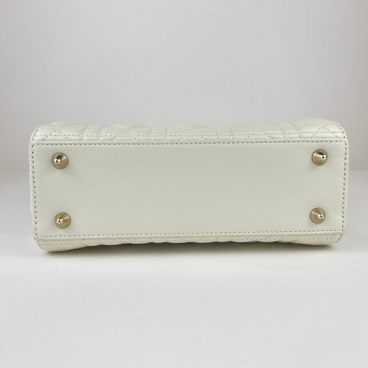 LADY DIOR レディディオール Lambskin ラムスキン White ホワイト ハート型 10-MA-0281 レディースバッグ ハンドバッグ