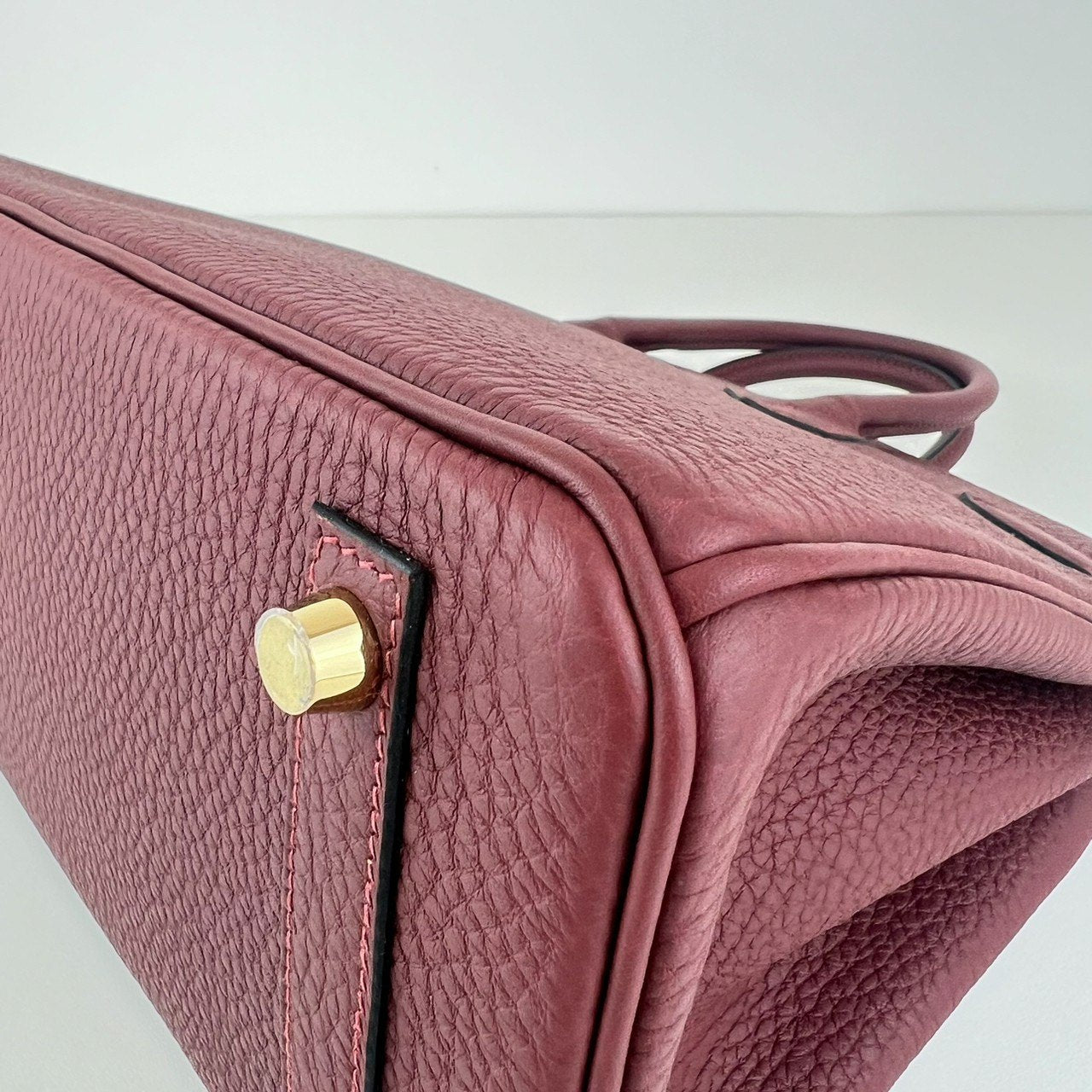 Birkin25 バーキン25 Rouge H ルージュアッシュ GHW ゴールド金具 W刻 Togo トゴ