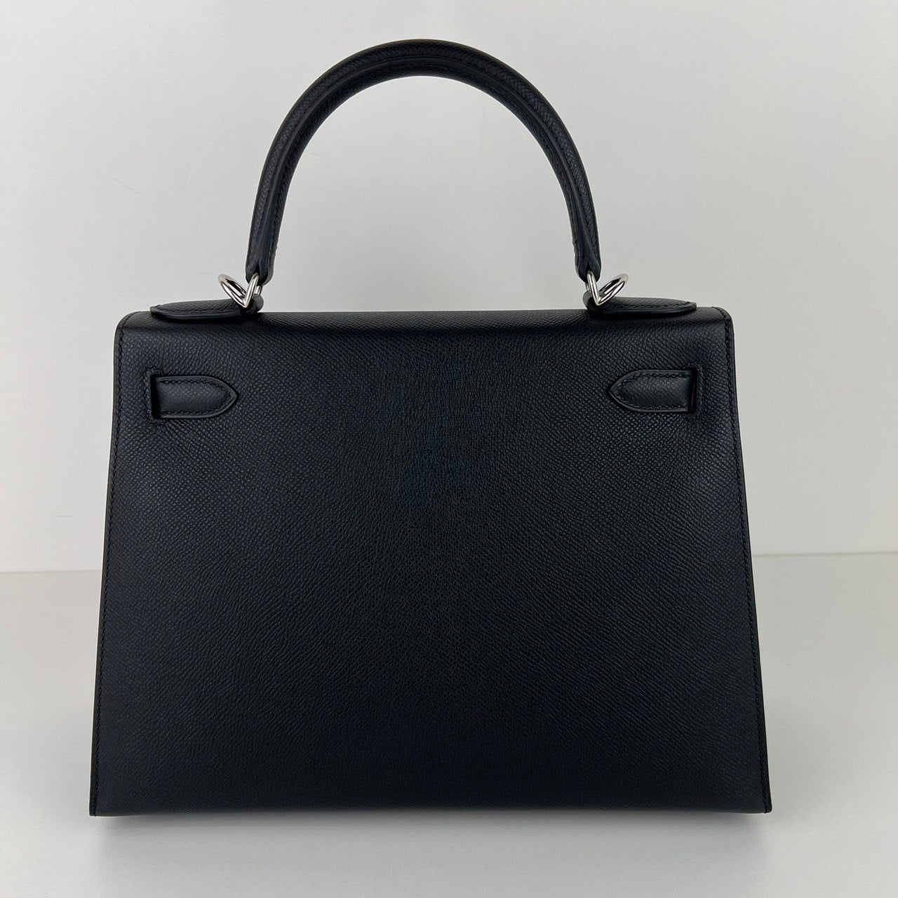 Kelly28 Sellier ケリー28 セリエ ブラック PHW シルバー金具 W刻 Togo トゴ