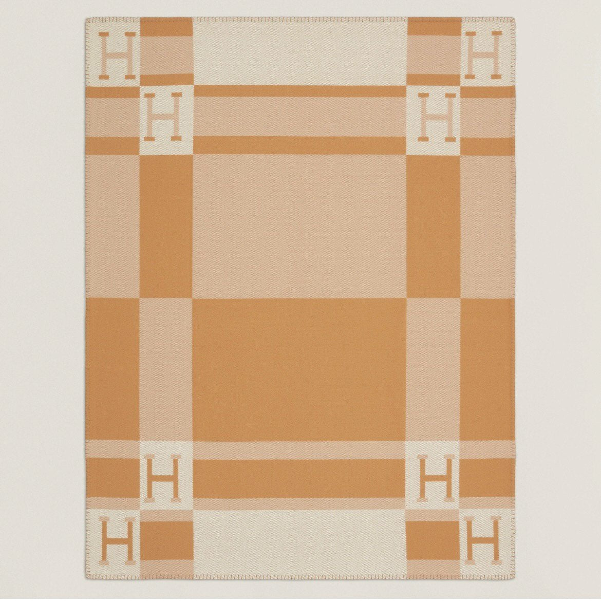 Plaid jacquard avalon bayadere プレード ジャカード ブレ カシミア ブランケット