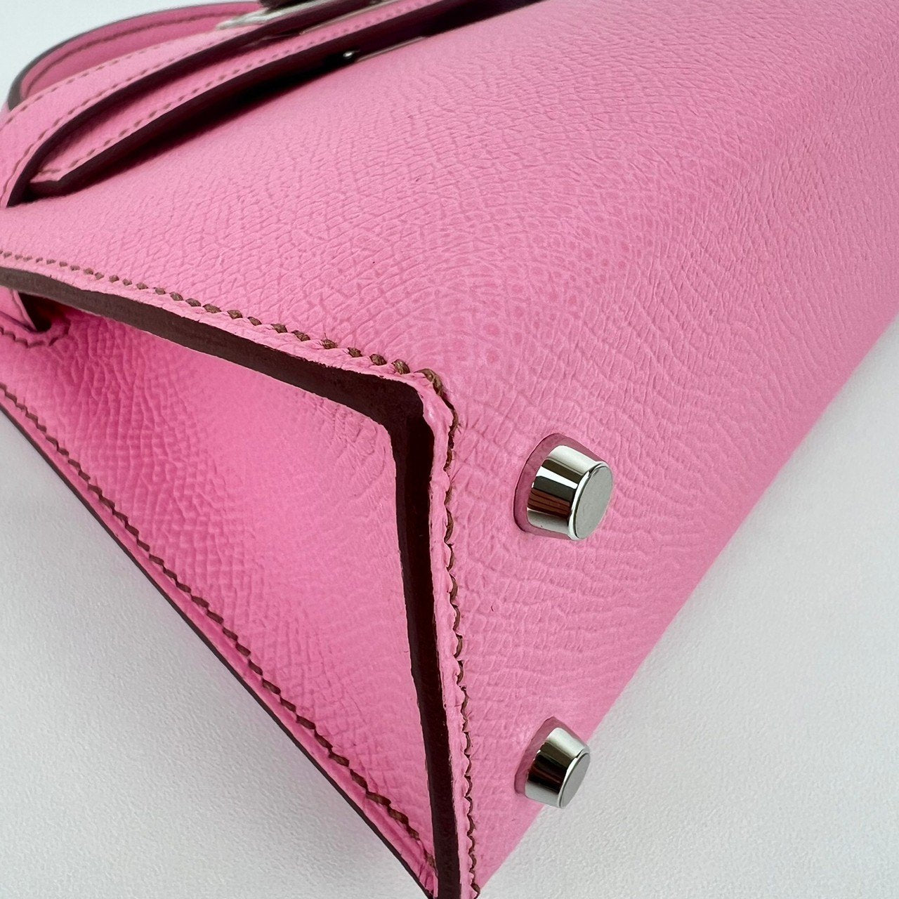 Mini kelly ミニケリー Bubblegum バブルガム PHW シルバー金具 Epsom エプソン Stamp-B B刻印