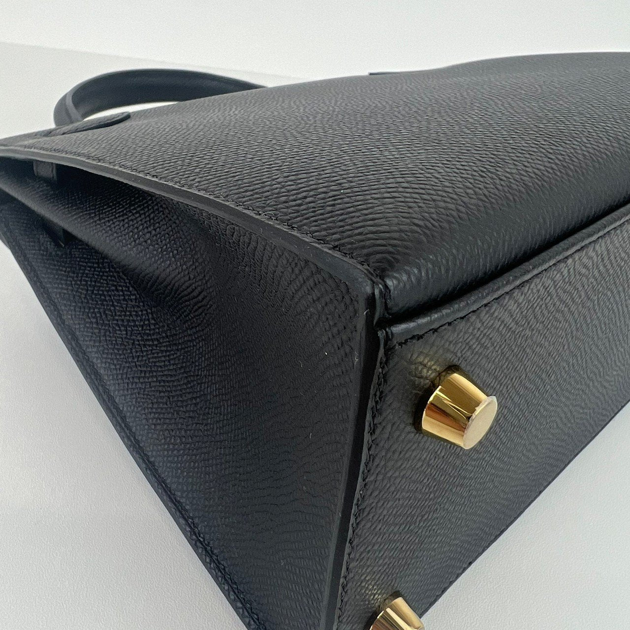 Kelly25 ケリー25 Black ブラック Epsom エプソン GHW ゴールド金具 Stamp-W W刻印