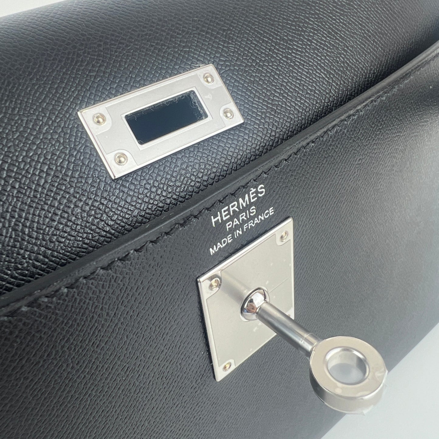 Kelly elan Black ブラック Madame マダム PHW シルバー金具 Stamp-K K刻印
