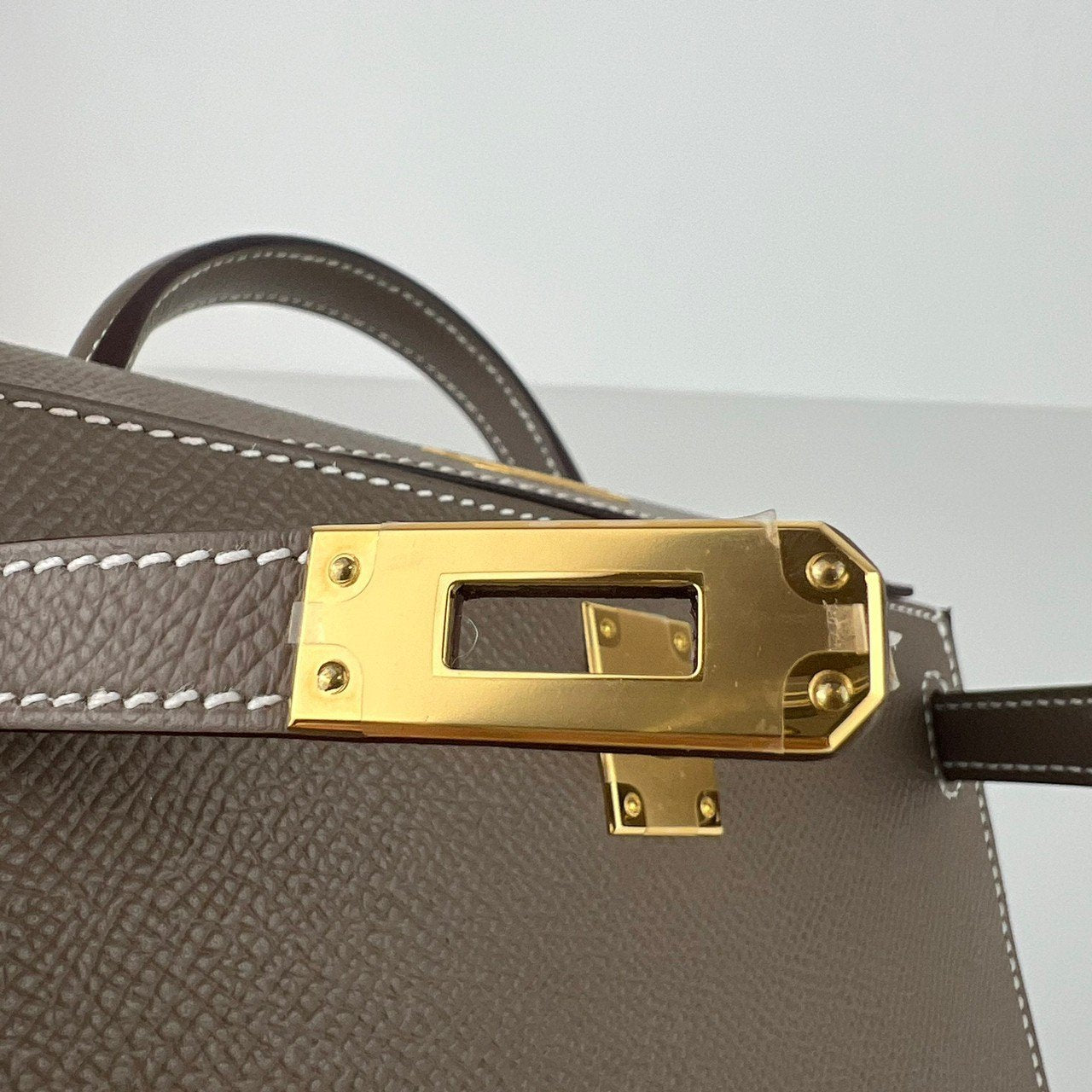 Mini kelly ミニケリー Etoupe エトープ GHW ゴールド金具Epsom エプソン Stamp-W W刻印