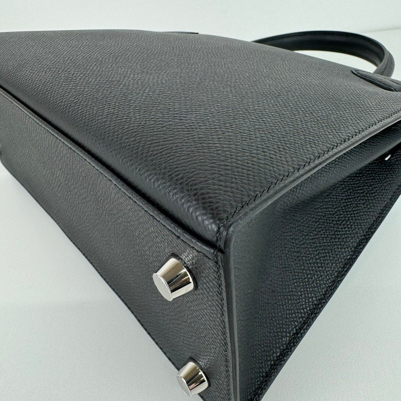 Kelly25 ケリー25 Black ブラック Epsom エプソン PHW シルバー金具 Stamp-W W刻印