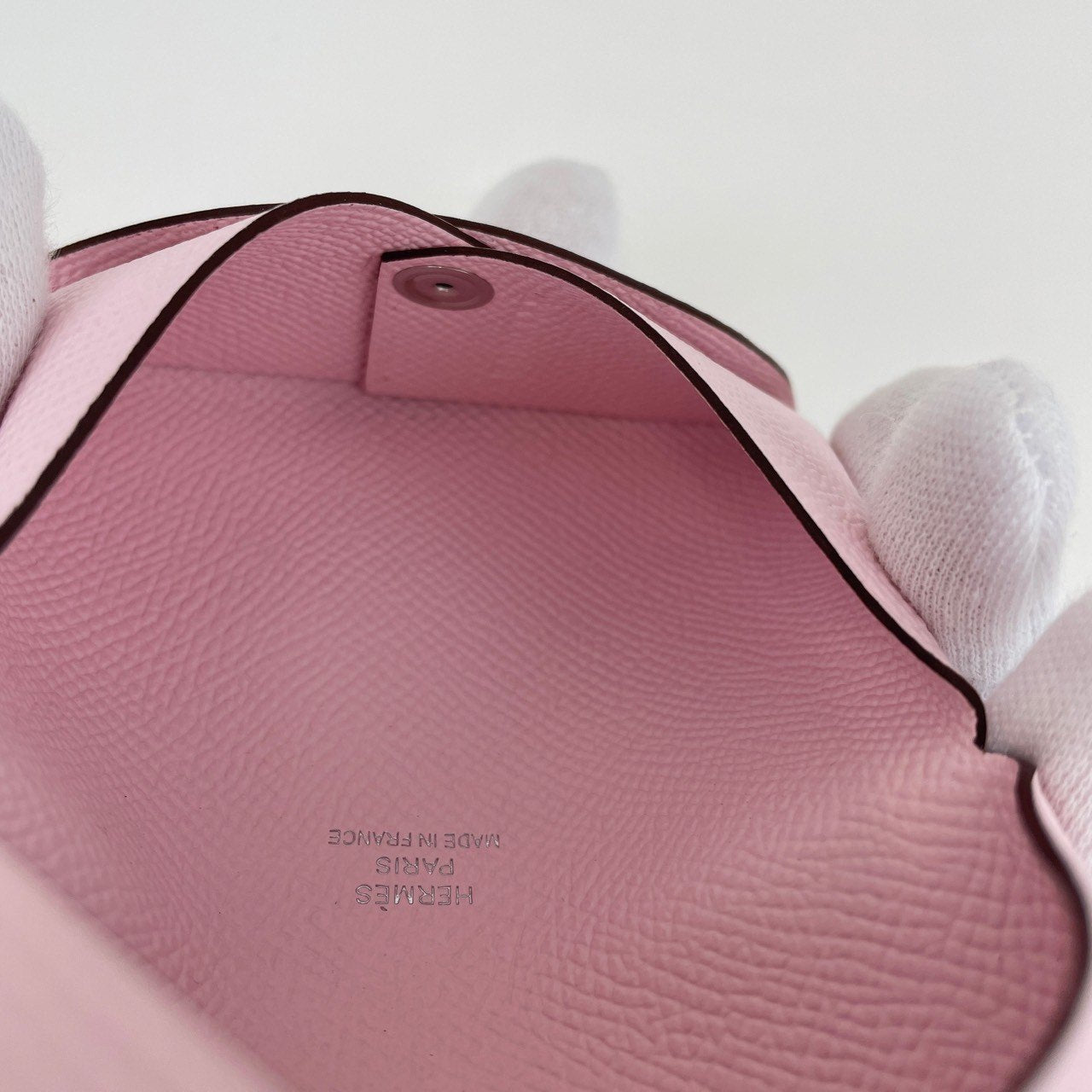 Hermès エルメス Calvi カルヴィ Stamp-K K刻 Epsom エプソン Rose darling ローズダーリン