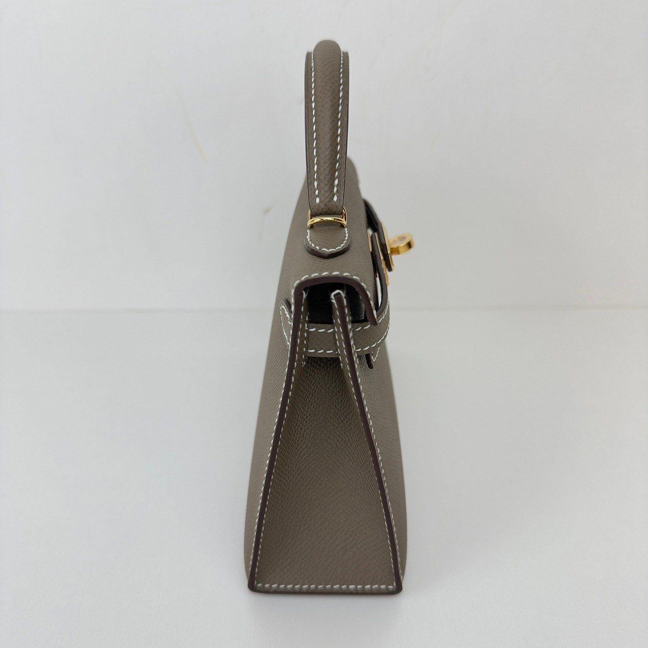 Mini kelly ミニケリー Etoupe エトープ GHW ゴールド金具 Epsom エプソン Stamp-W W刻印