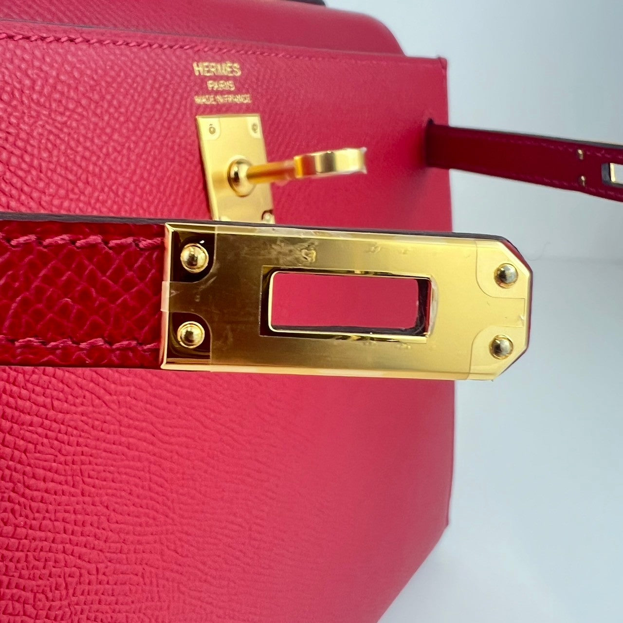 Kelly25 ケリー25 Rouge piment ルージュピマン Epsom エプソン GHW ゴールド金具