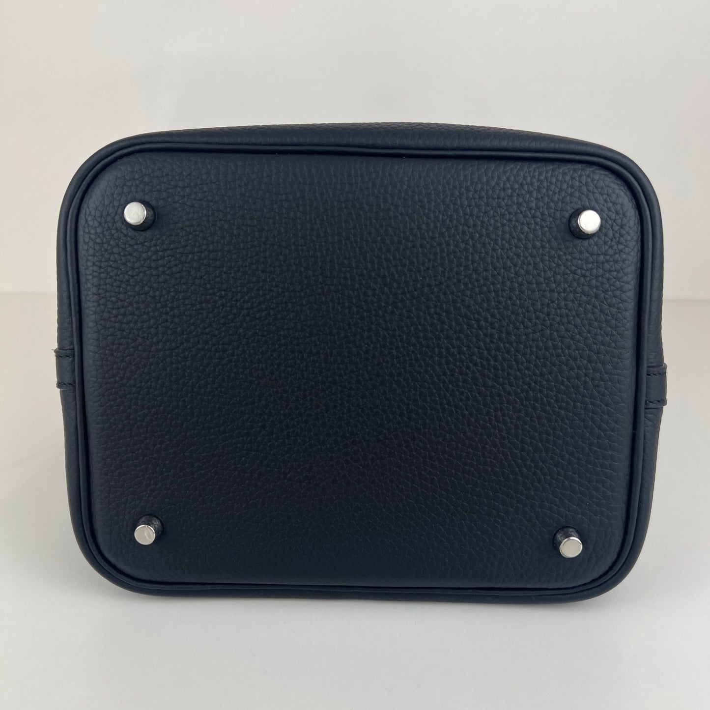 Picotin lock MM ピコタンロックMM Black ブラック Clemence クレマンス PHW シルバー金具 Stamp-K K刻印