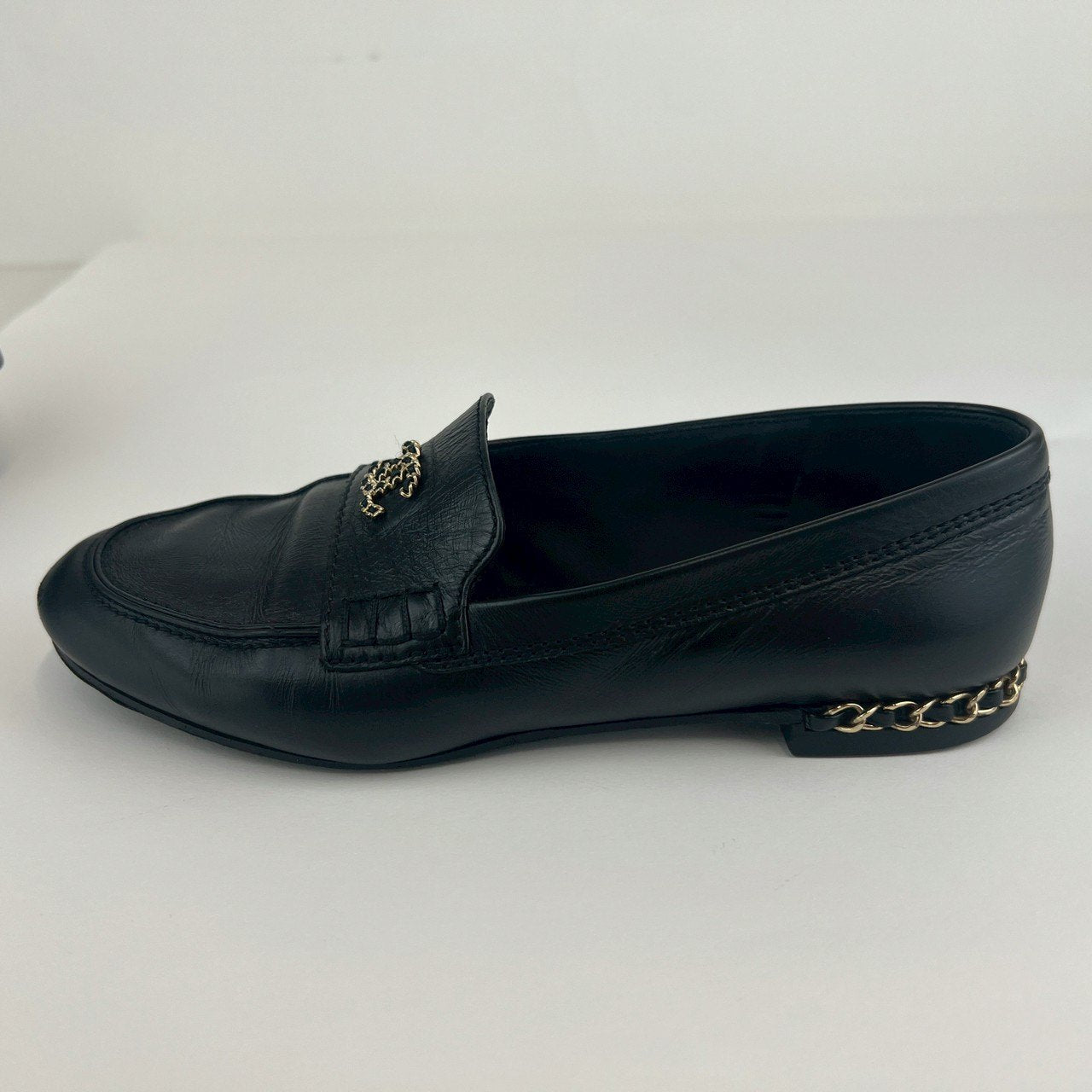 CHANEL シャネル ローファー ココマーク Black ブラック