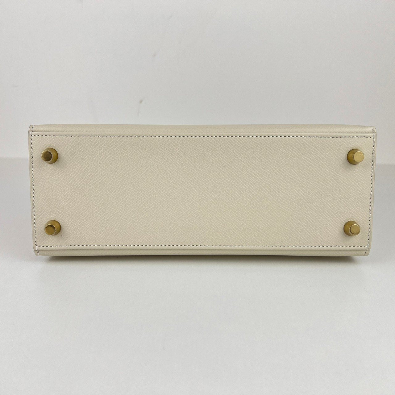 Kelly25 Sellier ケリー25 セリエ Craie クレ W刻 GHW ゴールド金具 Epsom エプソン