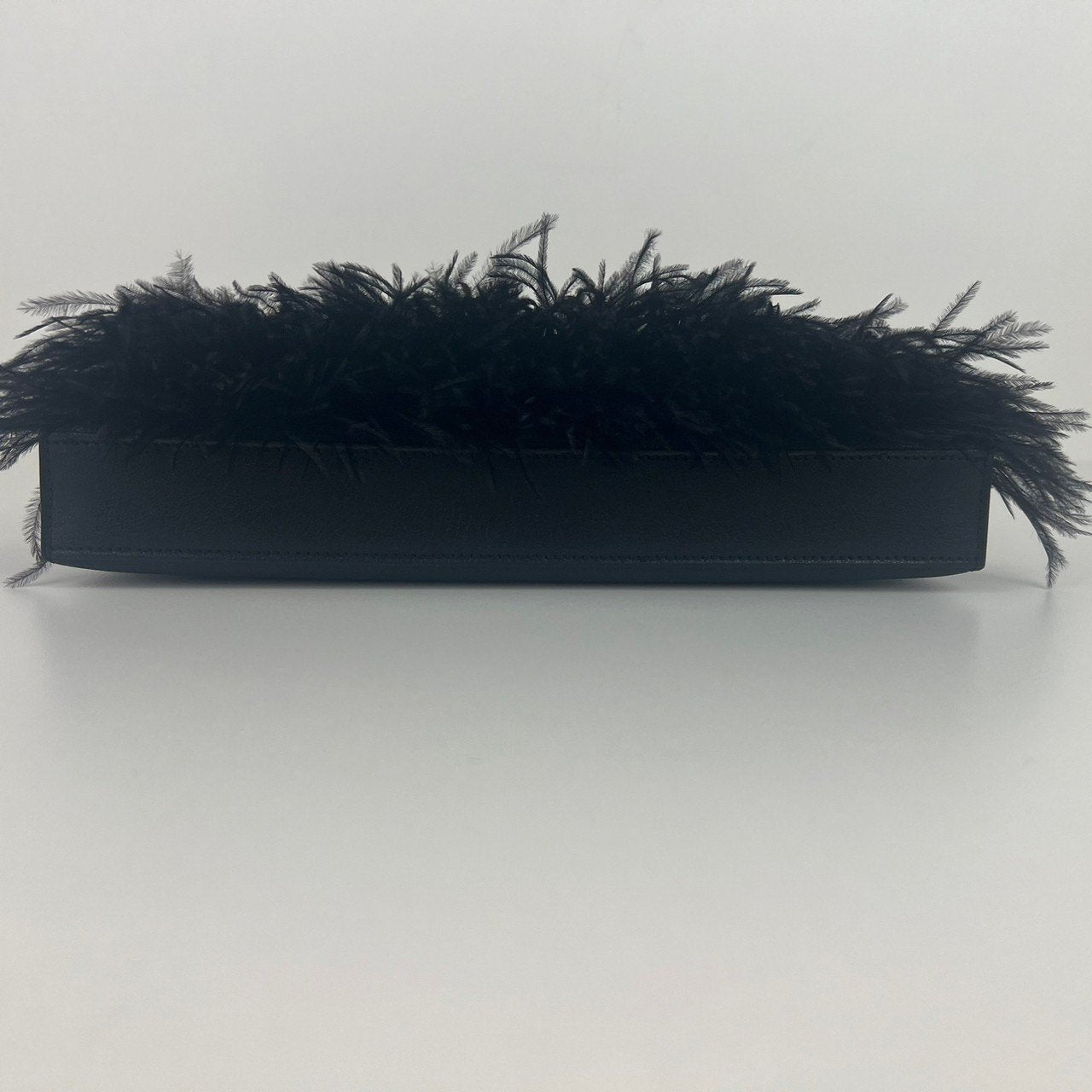 Kelly Elan feather ケリーエランフェザー Black ブラック Madame マダム PHW シルバー金具 Stamp-W W刻印