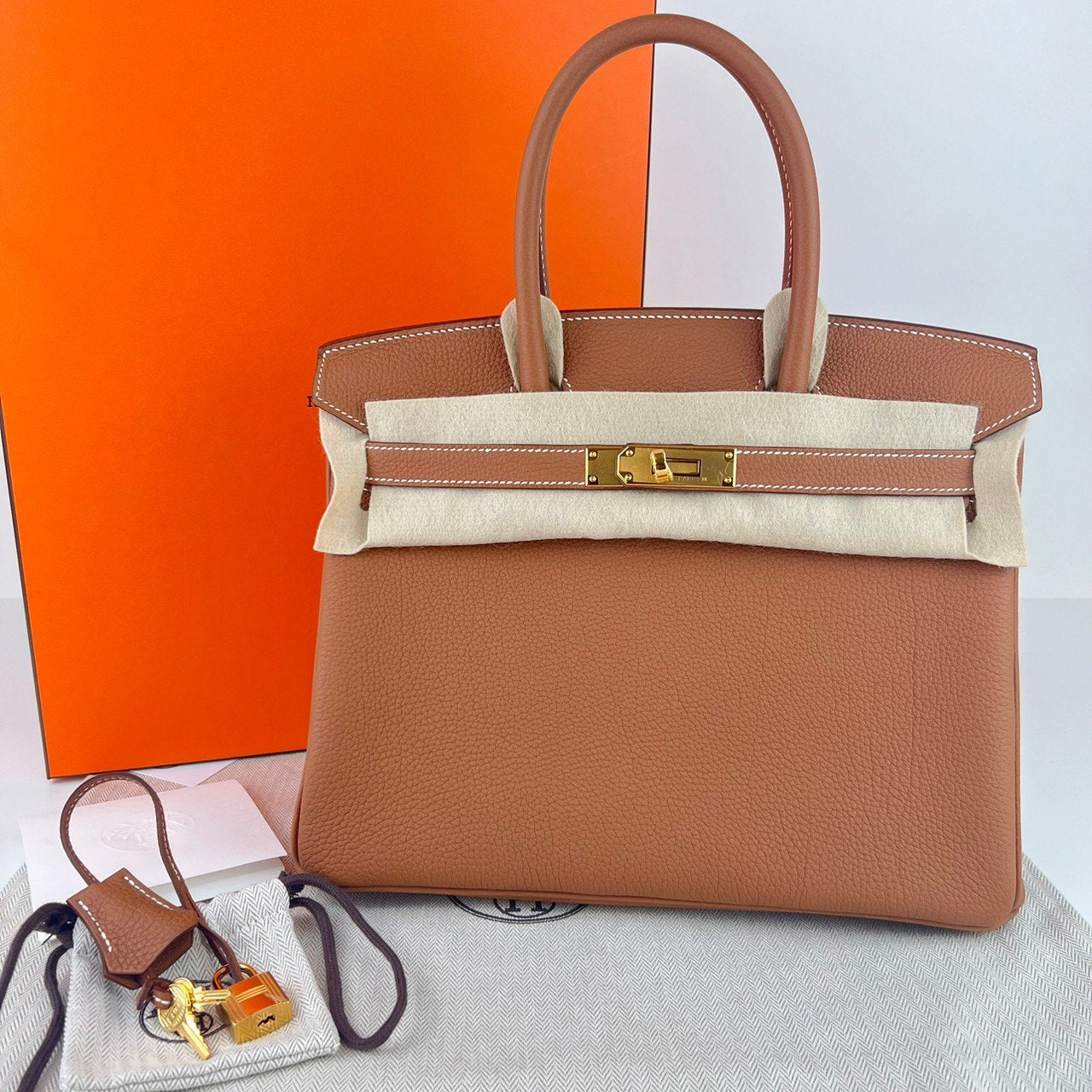 Birkin30 バーキン30 Gold ゴールド Togo トゴ GHW ゴールド金具 Stamp-W W刻印