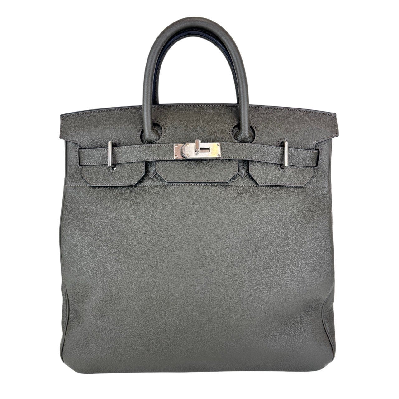 Haut a Courroies オータクロア40 Vert gris ヴェールグリス SV金具 Stamp-U U刻印 Togo トゴ