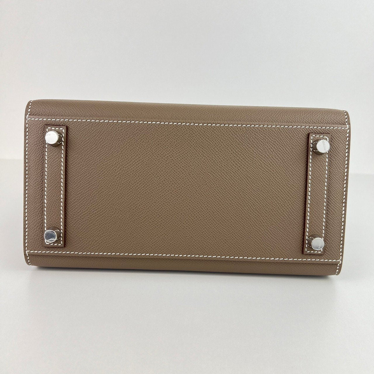 Birkin25 Sellier バーキン25 セリエ Etoupe エトープ PHW シルバー金具 Epsom エプソン Stamp-W W刻印
