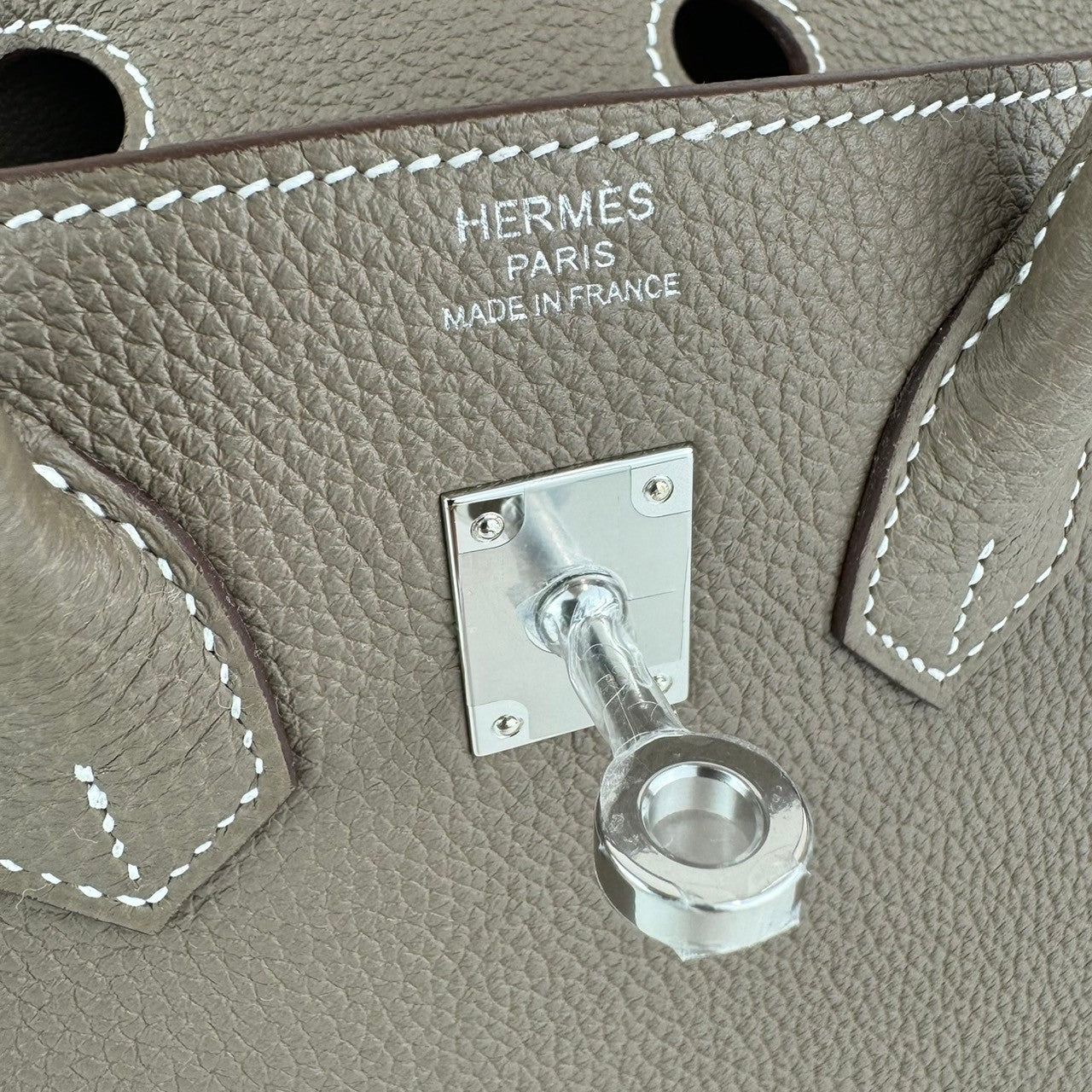 Birkin25 バーキン25 Etoupe エトープ PHW シルバー金具 Togo トゴ Stamp-K K刻印