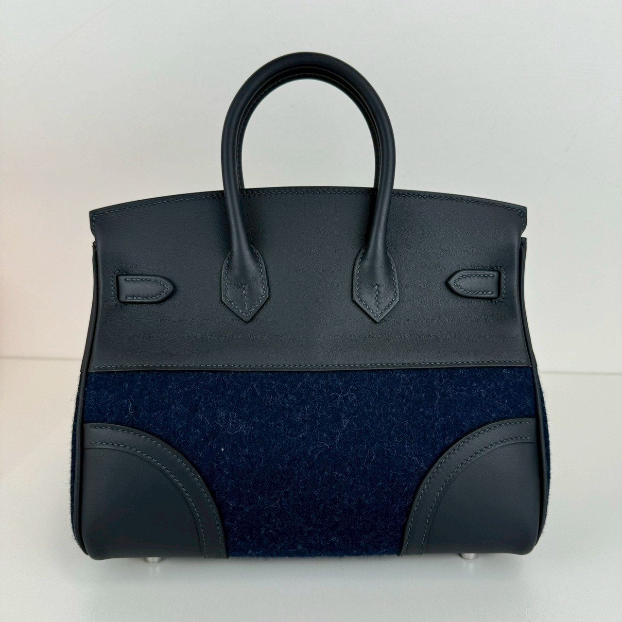 Birkin25 Go team バーキン25 ゴーチーム Caban キャバン Felt/Swift フェルト/スイフト PHW シルバー金具 Stamp-W W刻印