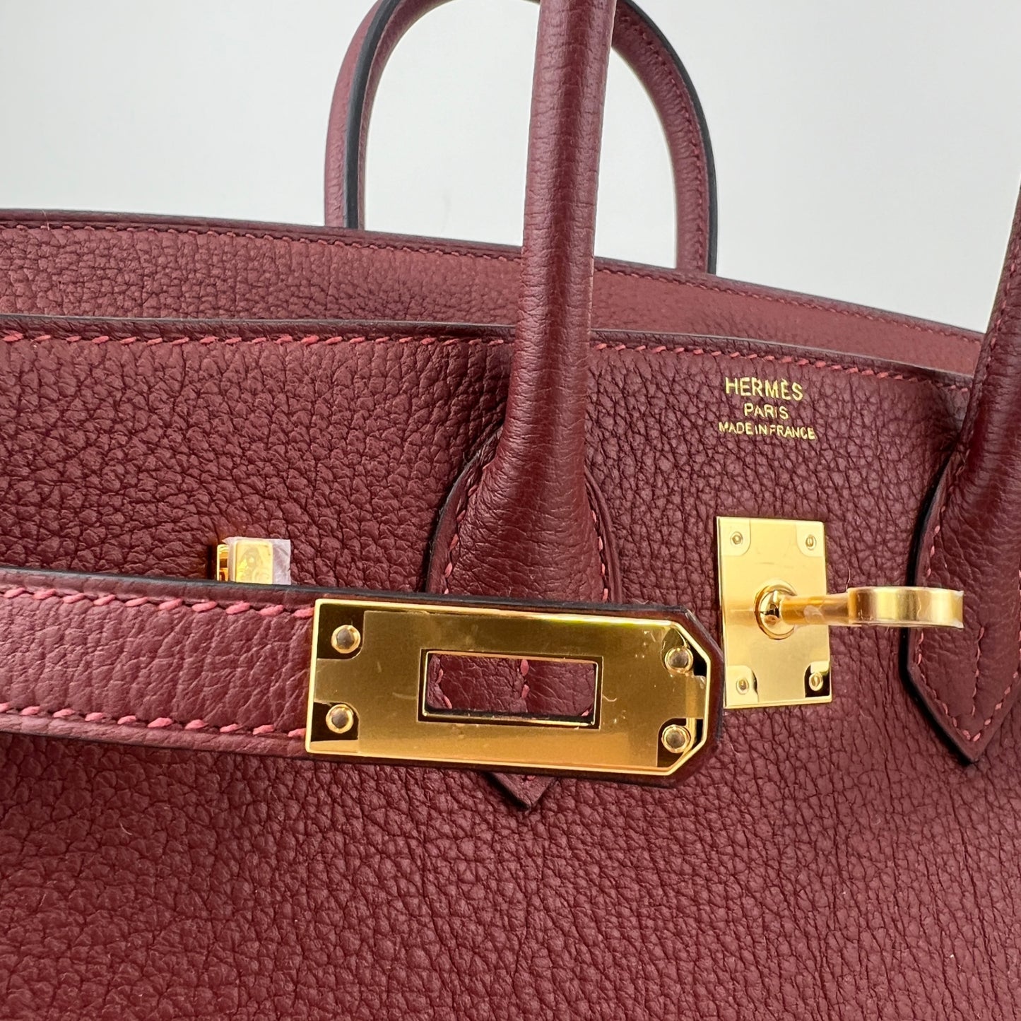 Birkin25 バーキン25 Rouge H ルージュアッシュ YG金具 Stamp-K K刻印 Togo トゴ
