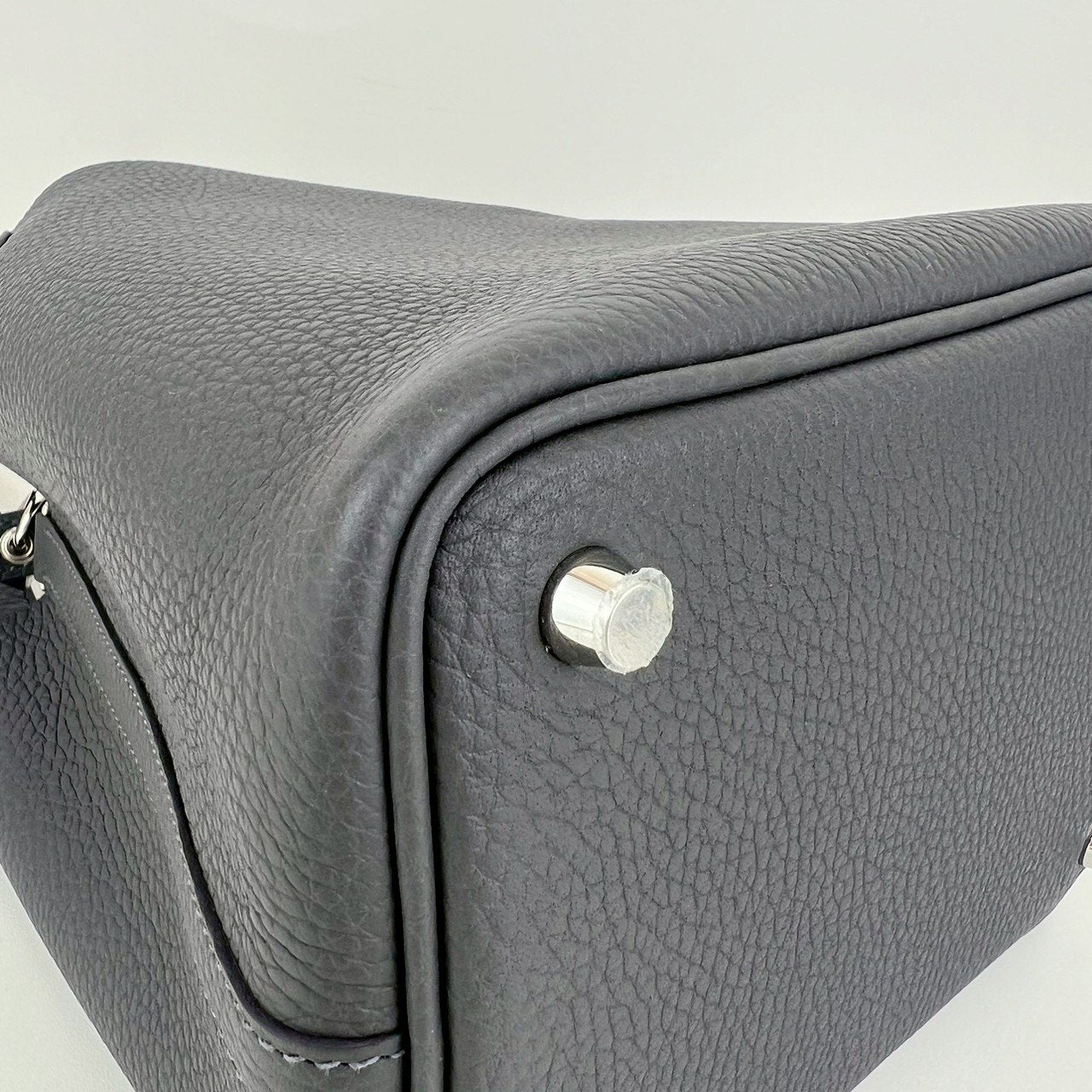 Picotin Lock PM ピコタンロック18 Etain エタン PHW シルバー金具 Taurillon clemence トリヨンクレマンス Stamp-W W刻印