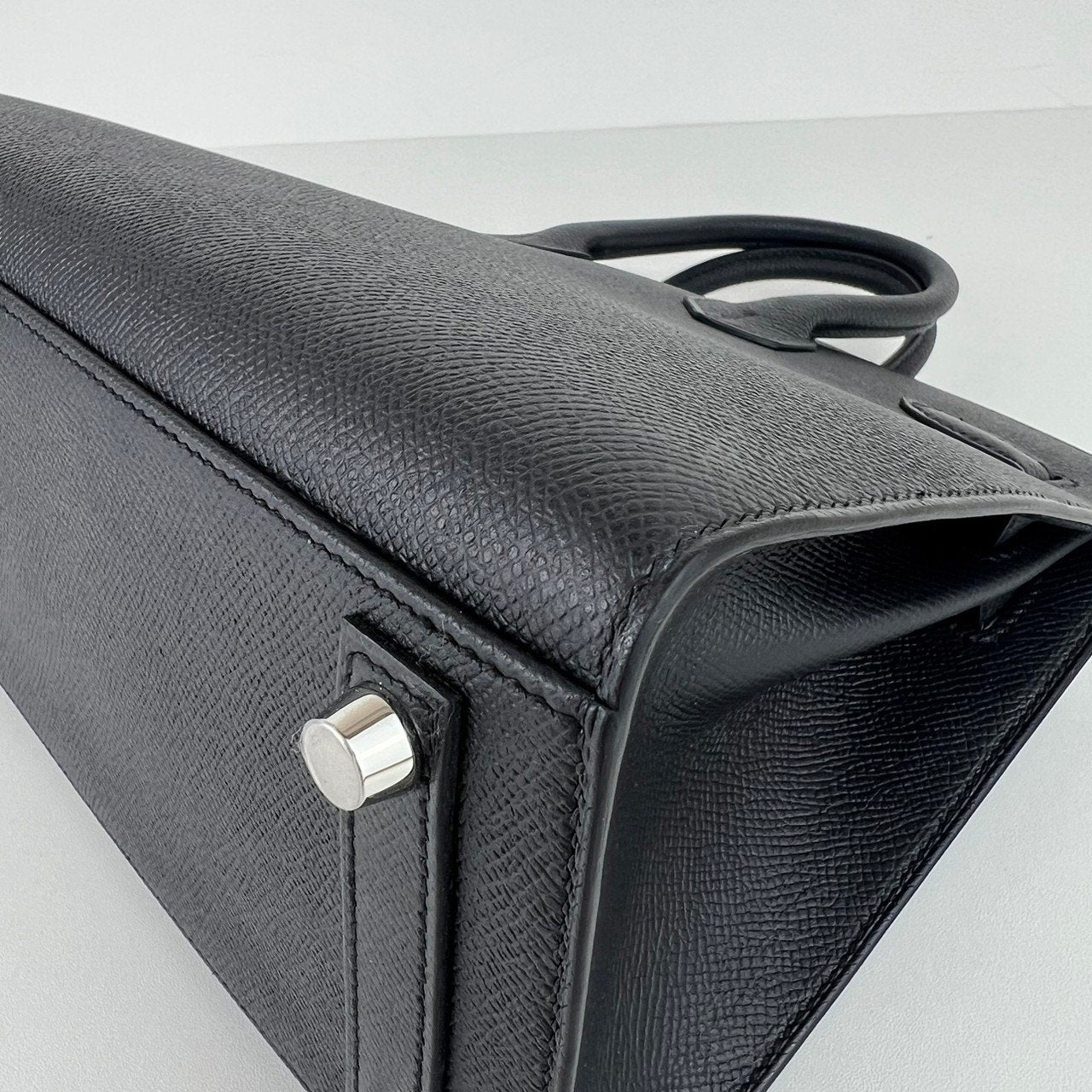 Birkin25 バーキン25 Black ブラック Epsom エプソン Electrum Hardwear エレクトラム金具 Stamp-W W刻印
