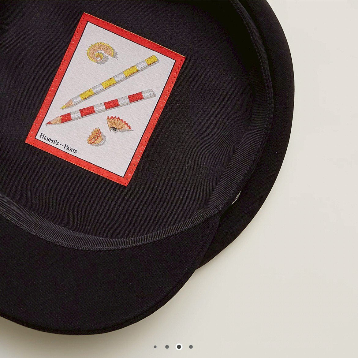 HERMES エルメス Casquette femme vauban milano #58 サイズ58 キャスケット 《ヴォーバン》 ミラノジャージー ブラック