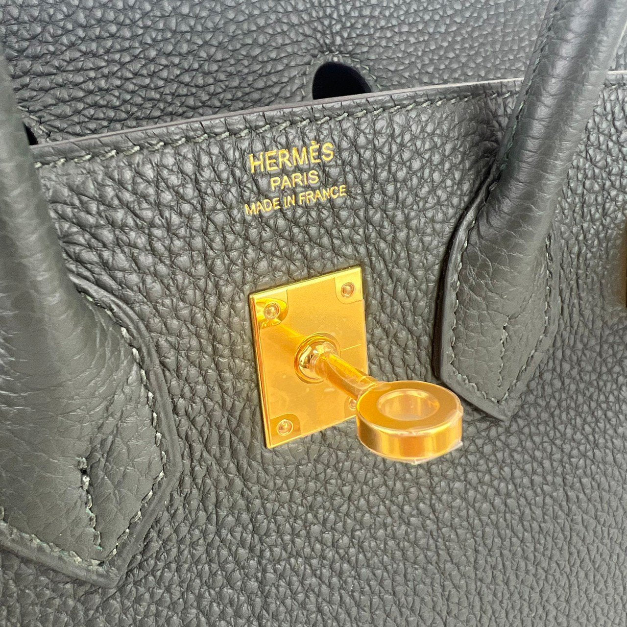 新品未使用 HERMES エルメス Birkin25 バーキン25 Vert fonce ヴェールフォンセ Togo トゴ GHW ゴールド金具 Stamp-U U刻印 ハンドバッグ