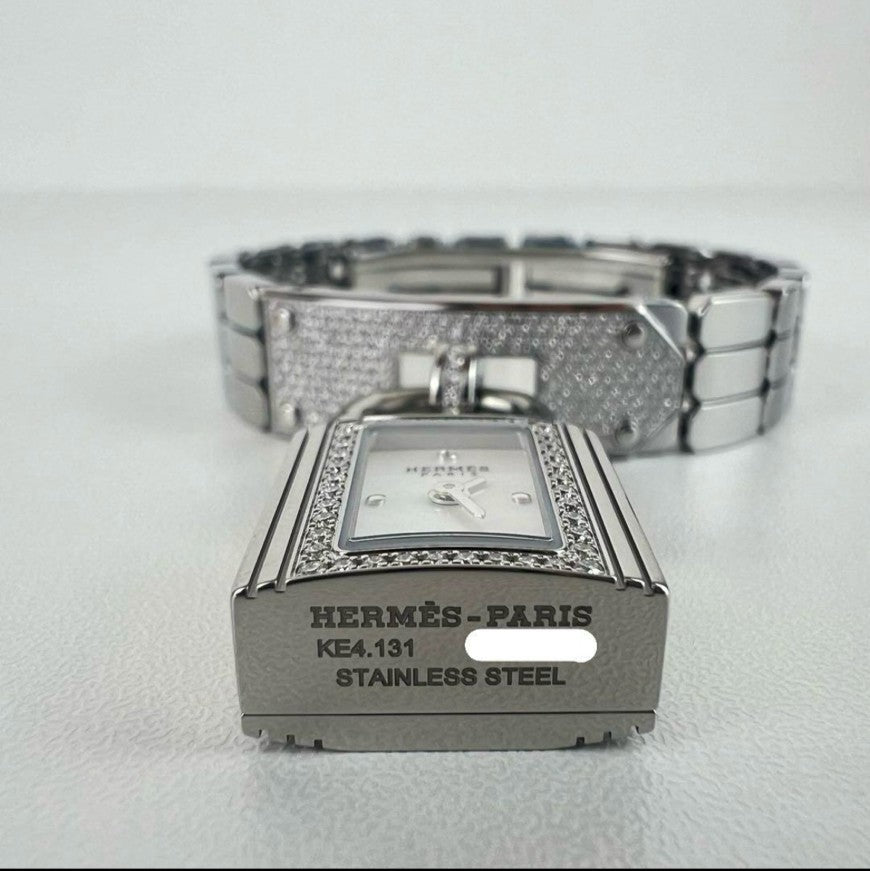 Kelly watch diamond ケリーウォッチダイヤモンド シルバー Box calf ボックスカーフ