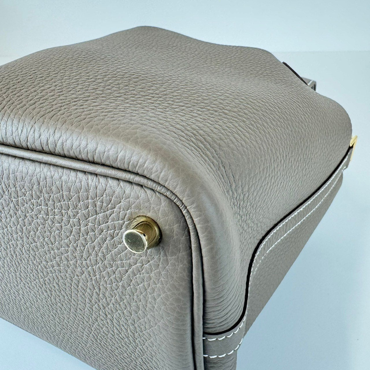 Picotin18 Picotin PM ピコタン18 Etoupe エトープ GHW ゴールド金具 Taurillon clemence トリヨンクレマンス