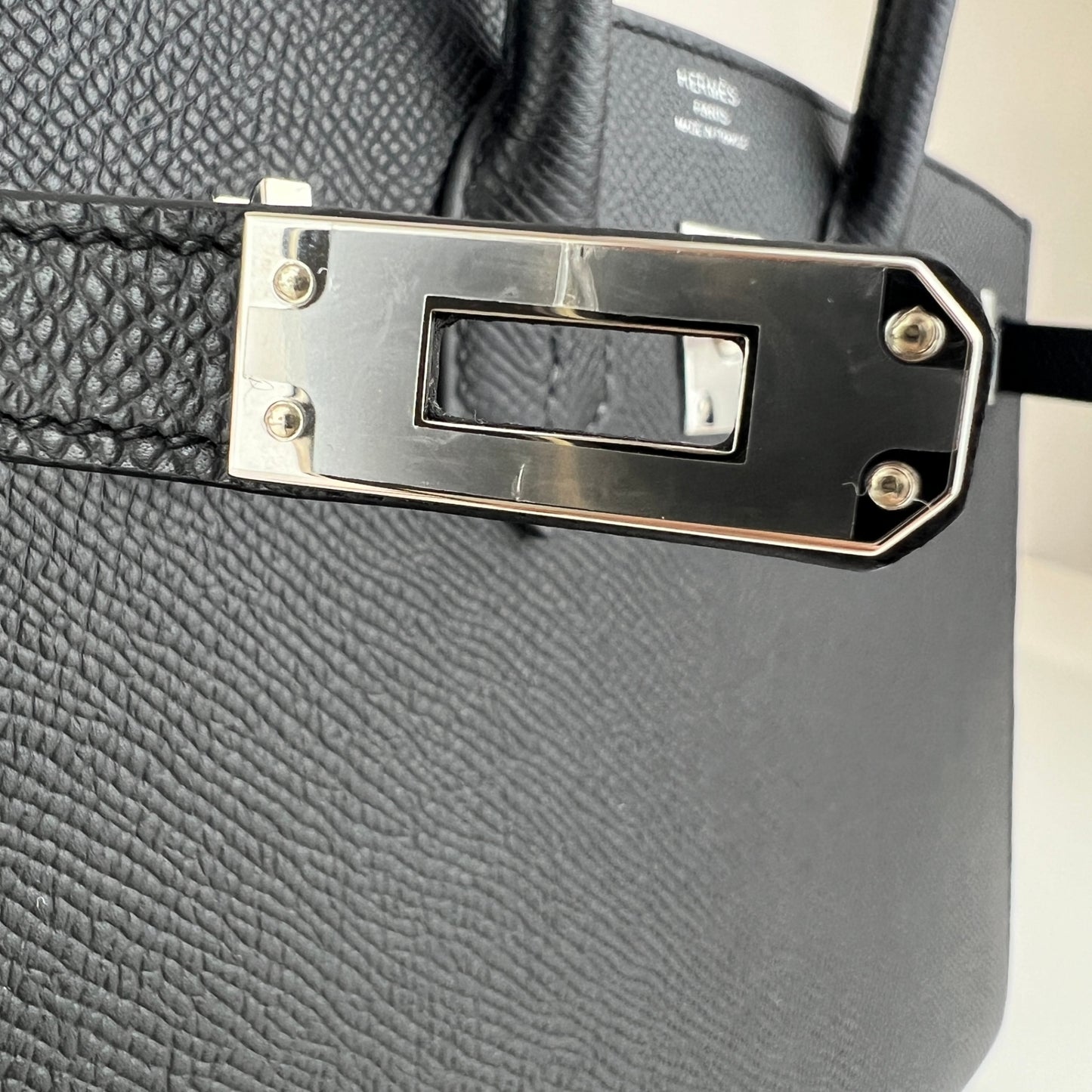 Hermès エルメス Birkin25 sellier バーキン25セリエ Stamp-W W刻印 Epsom エプソン Black ブラック PHW シルバー金具