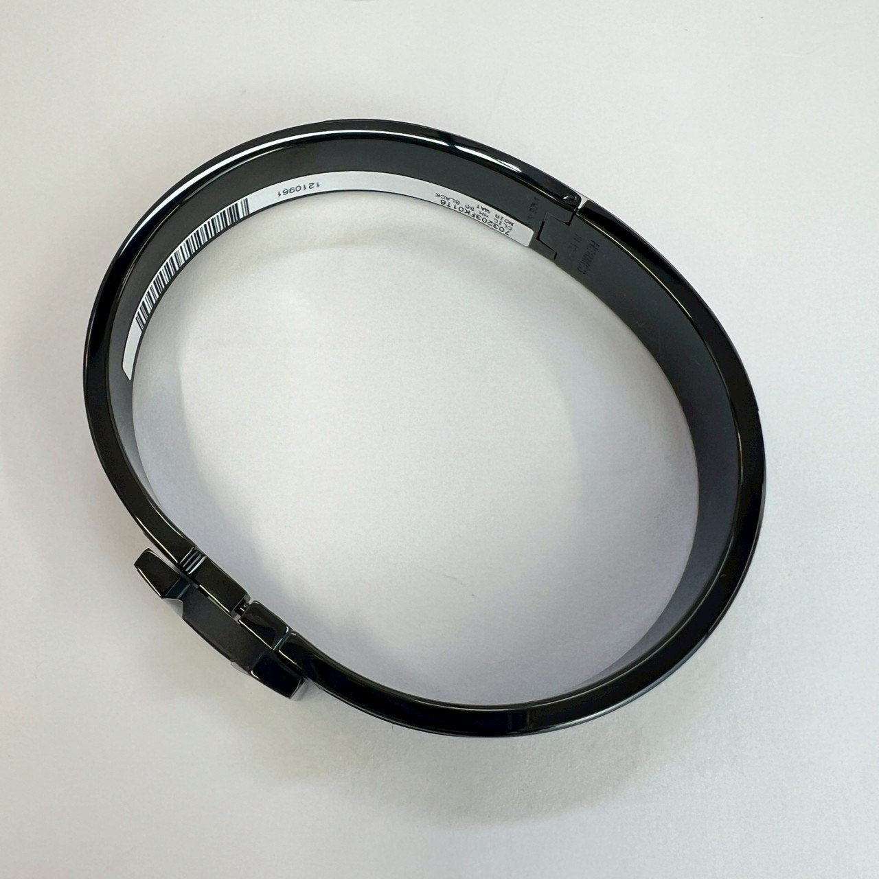 Clic HH so black T6 クリックHHソーブラックブレスレット メタリック仕上げ so black ソーブラック