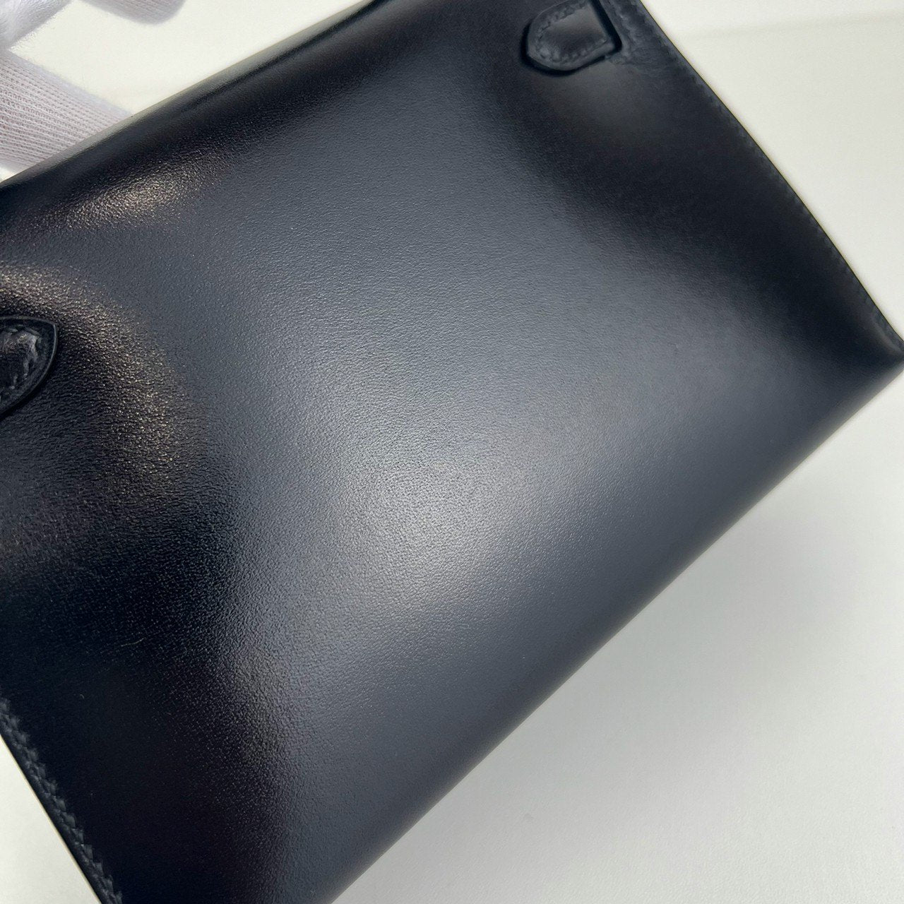 Mini kelly cloute ミニケリークローテ Black ブラック Box calf ボックスカーフ PHW シルバー金具 Stamp-B B刻印