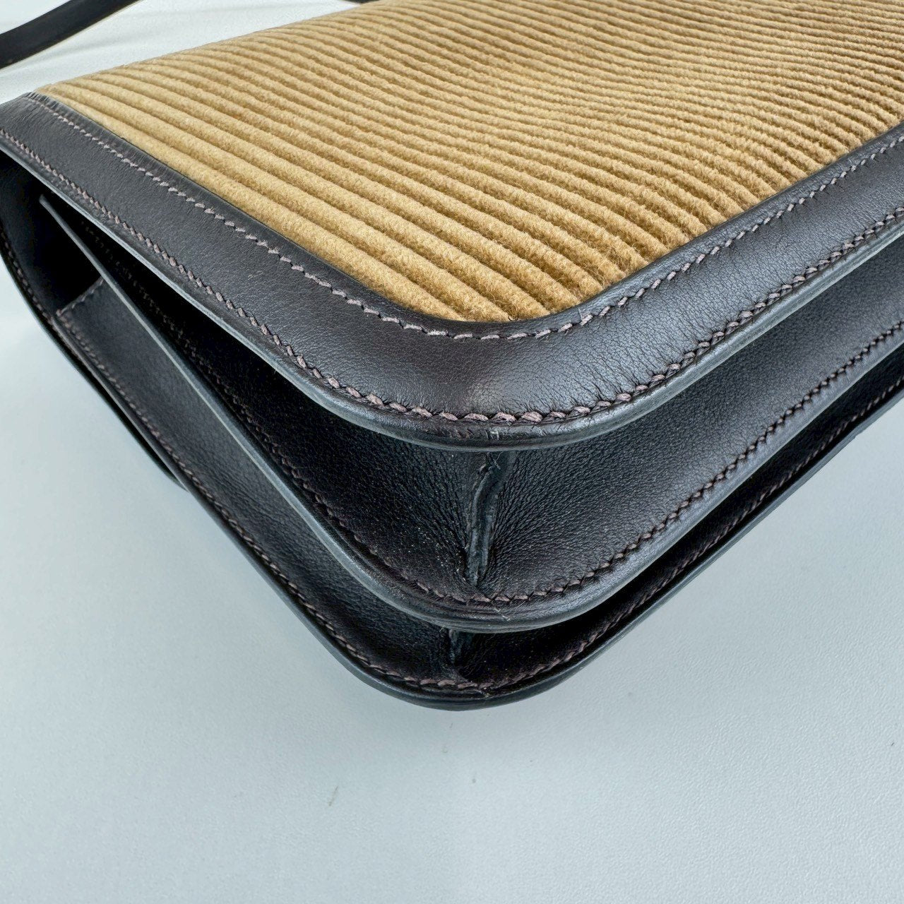 Constance 24 コンスタンス24 Corduroy/Swift コーデュロイ/スウィフト Tabac camel タバックキャメル GHW ゴールド金具 Stamp-D D刻印