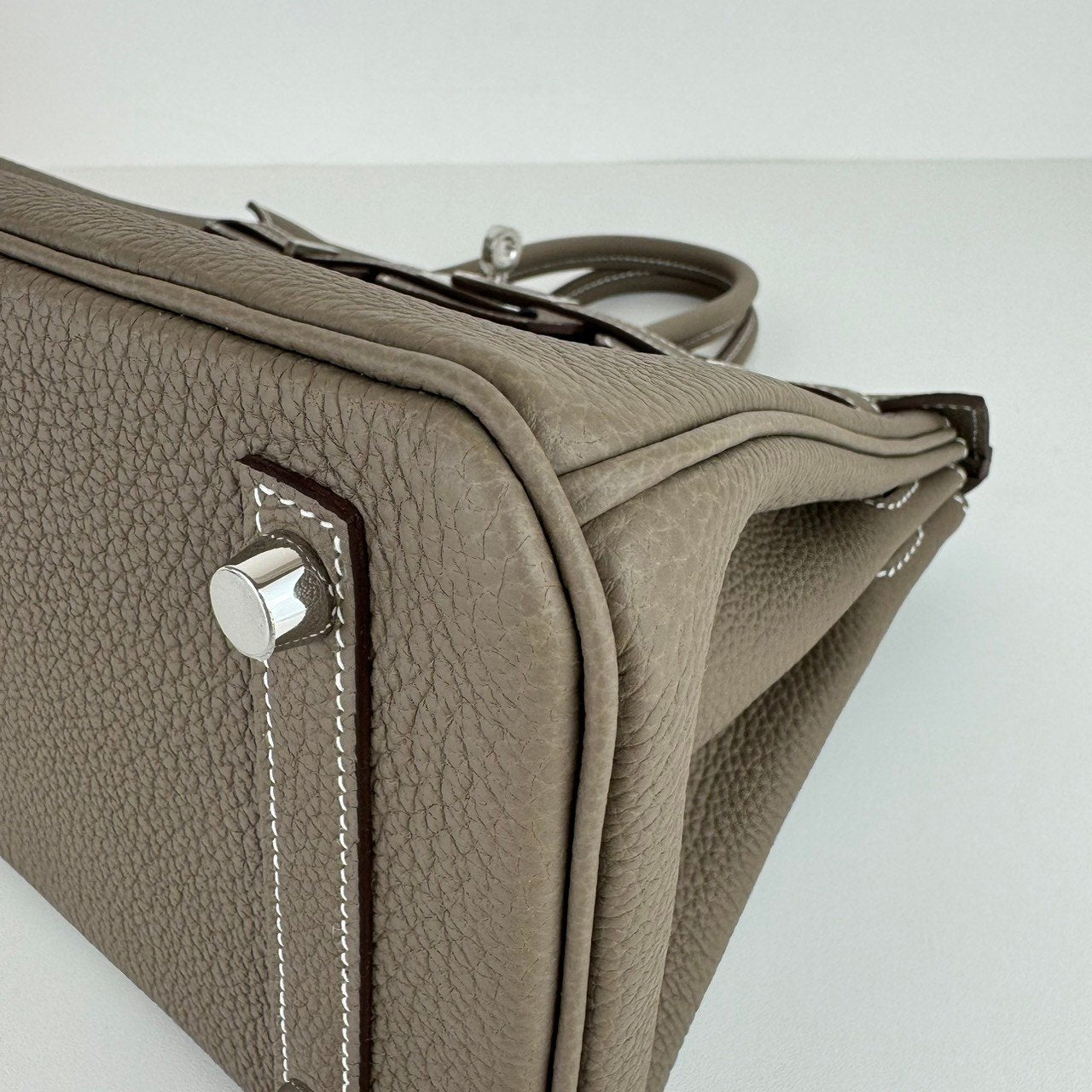 Birkin25 バーキン25 Etoupe エトープ Togo トゴ PHW シルバー金具 Stamp-W W刻印