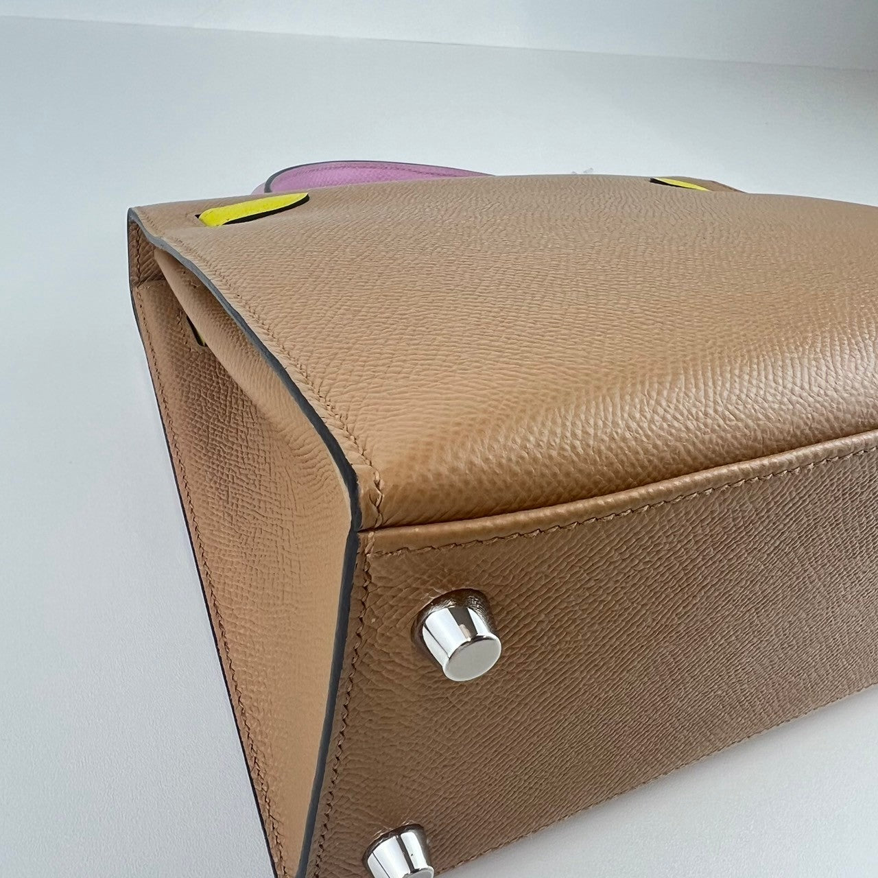 Kelly25 tricolore ケリー25 トリコロール Chai/Lime/Mauve sylvester チャイ/ライム/モーヴシルベストル Epsom エプソン PHW シルバー金具 B刻