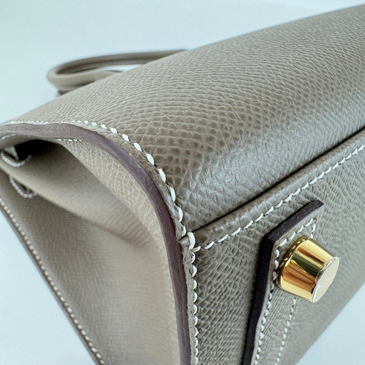 Birkin25 Sellier バーキン25セリエ Etoupe エトープ GHW ゴールド金具 Epsom エプソン Stamp-U U刻印