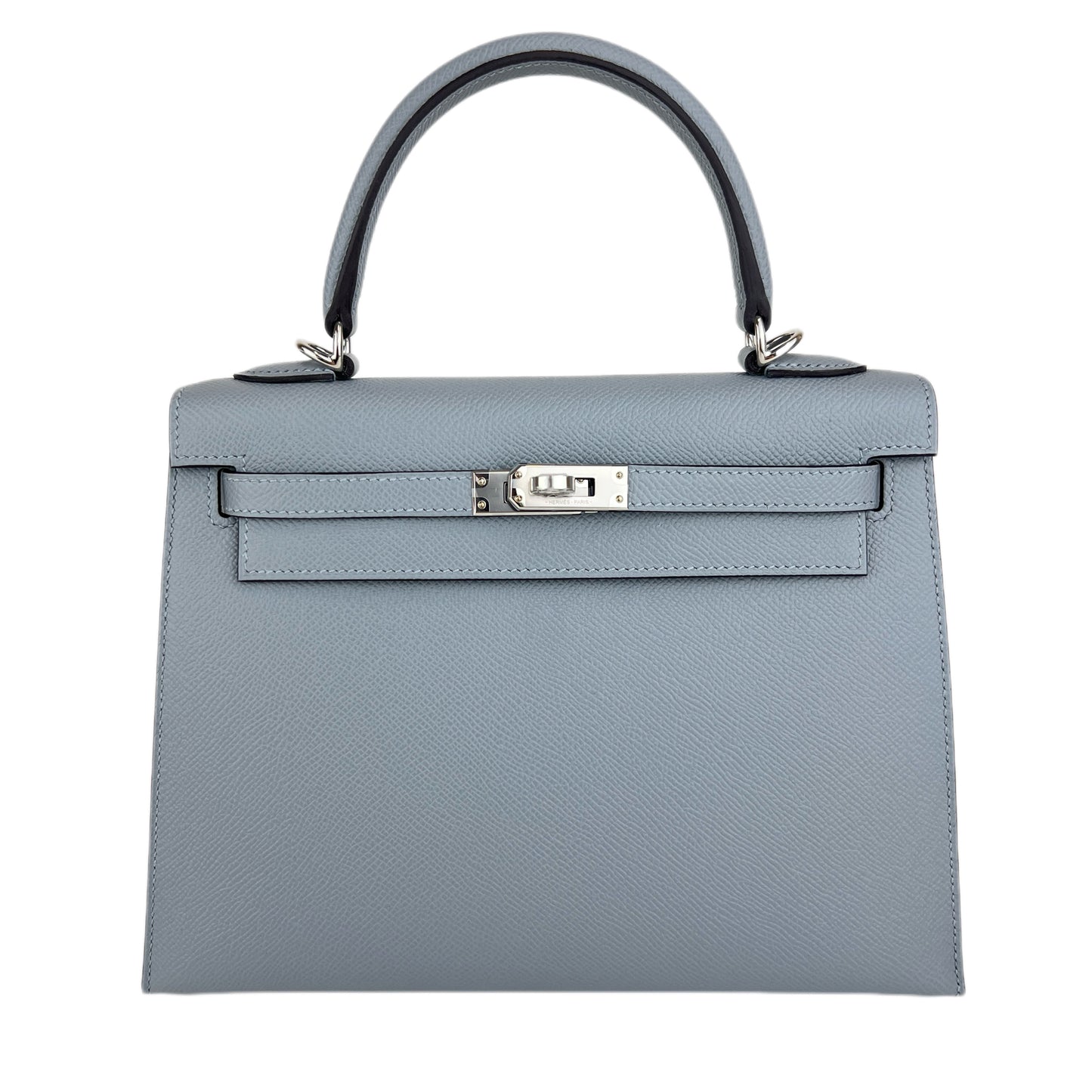 Hermès エルメス Kelly25 ケリー25 Stamp-K K刻印 Epsom エプソン Gris pantian グリパンタン PHW シルバー金具