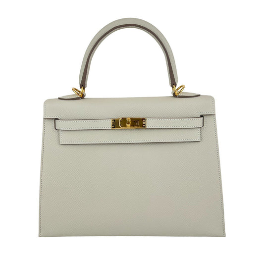 Kelly25 ケリー25 Craie クレ  GHW ゴールド金具 Epsom エプソン Stamp-W W刻印