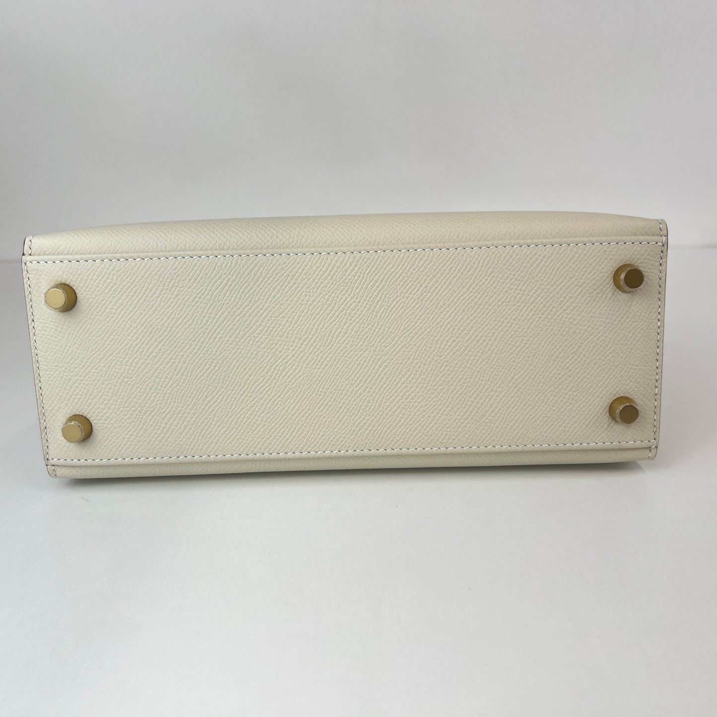 Kelly25 Sellier ケリー25 セリエ Craie クレ GHW ゴールド金具 Stamp-W W刻印 Epsom エプソン