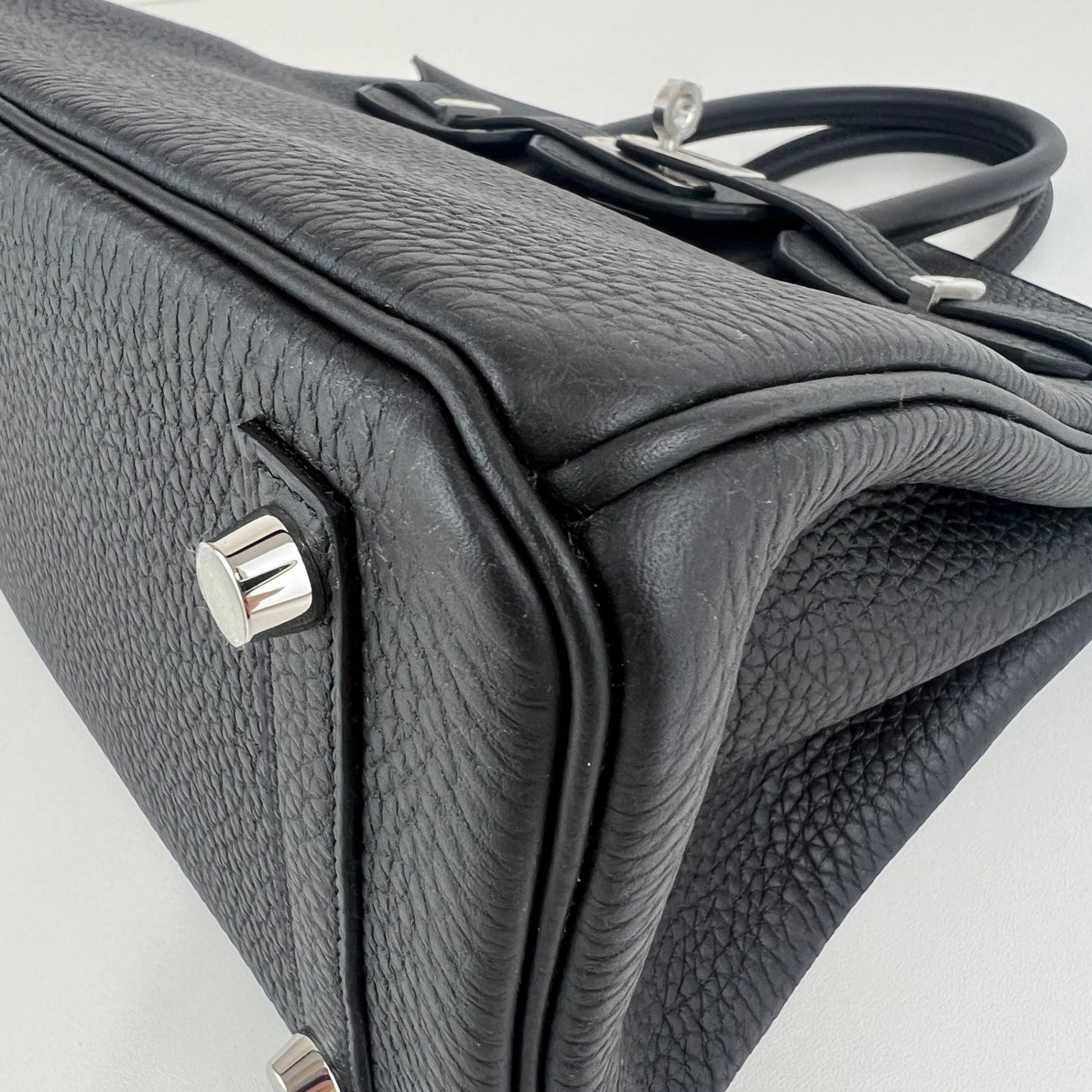Birkin25 バーキン25 Black ブラック Togo トゴ PHW シルバー金具 Stamp-K K刻印