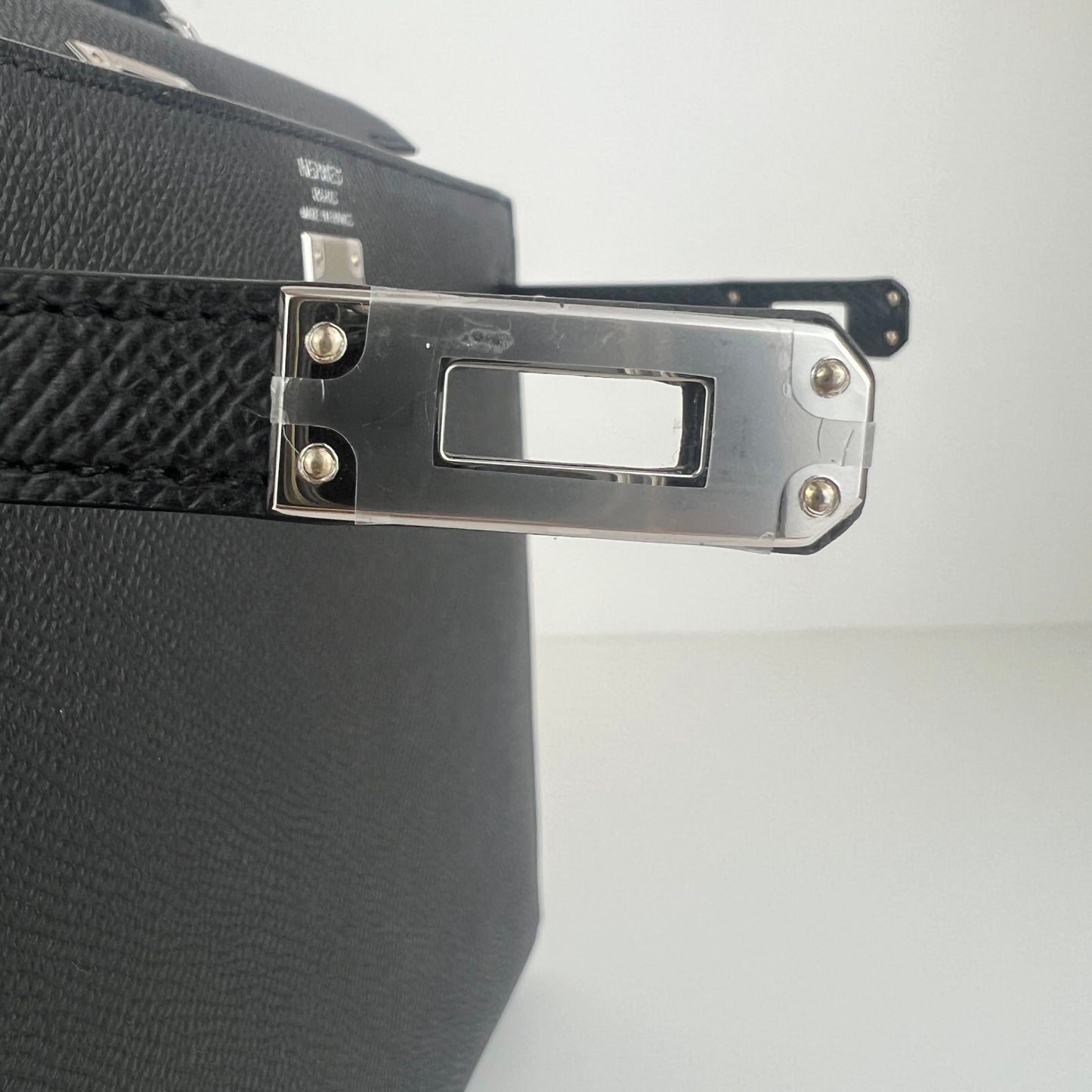 Hermès エルメス Kelly25 ケリー25 Stamp-K K刻印 Epsom エプソン Black ブラック PHW シルバー金具