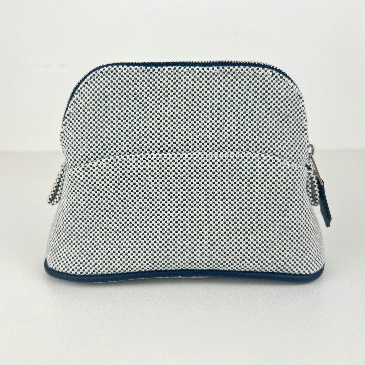 Hermès エルメス Trousse Bolide Casaque mini mini ボリードポーチ カザック ミニミニ 綿100% Marine マリン