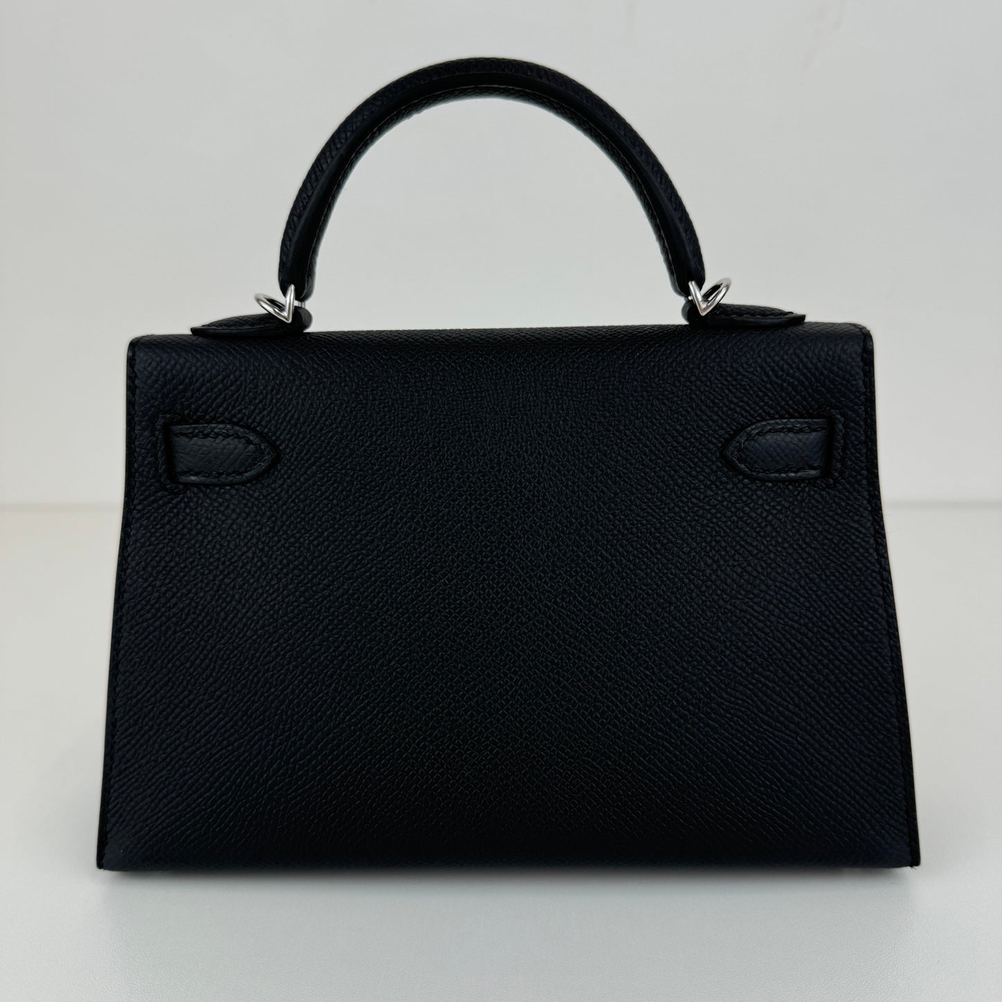 Mini kelly ミニケリー Black ブラック EHW エレクトラム金具 Stamp-K K刻 Epsom エプソン